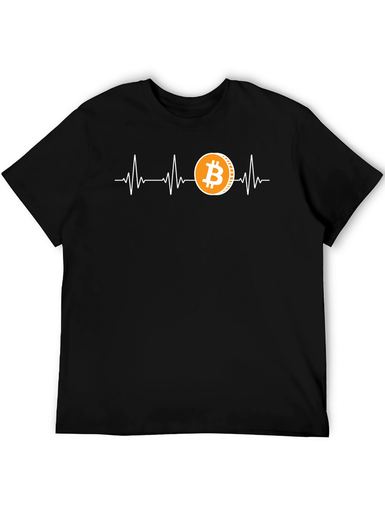 Bitcoin Heartbeat T-Shirt Crypto Currency Tee