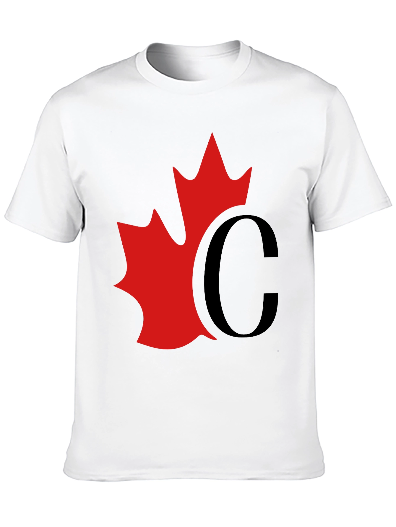 Red Leaf Black Tee