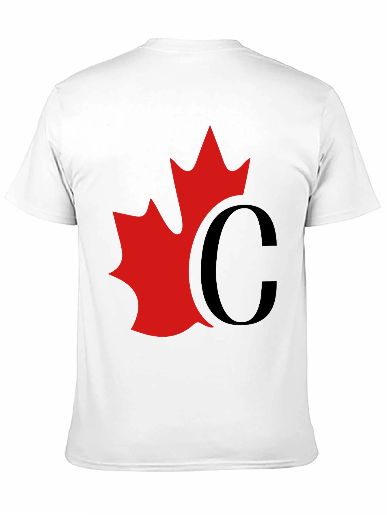 Red Leaf Black Tee