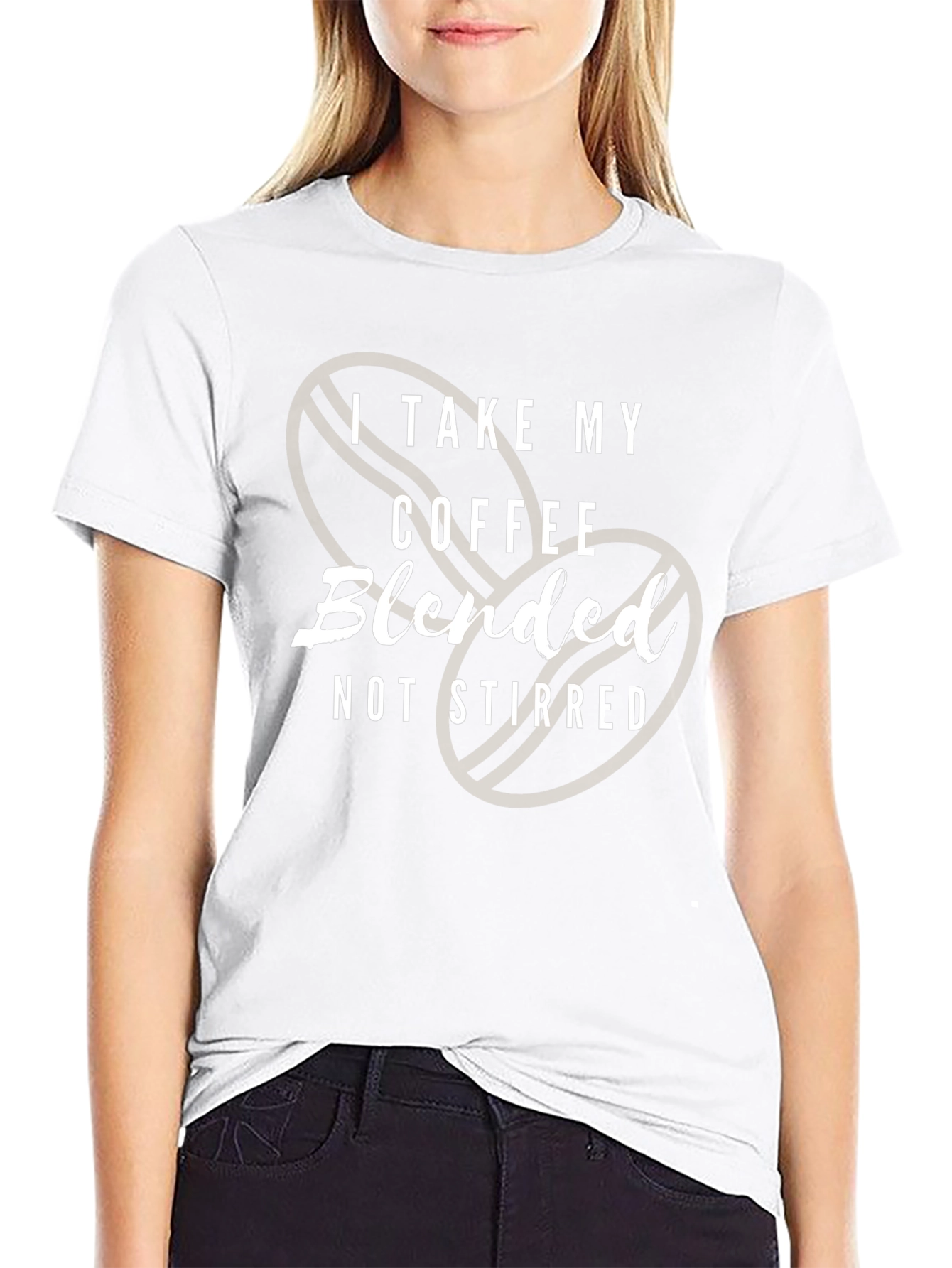 Coffee Blended Not Stirred Graphic Tee