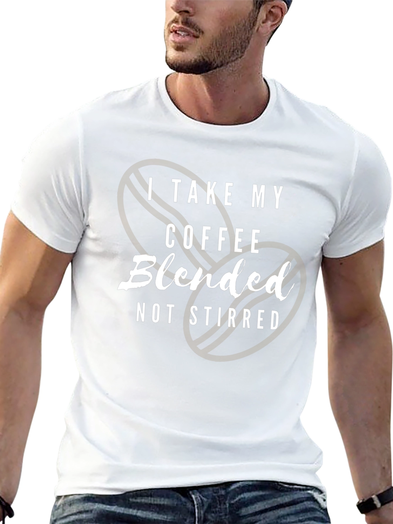 Coffee Blended Not Stirred Graphic Tee