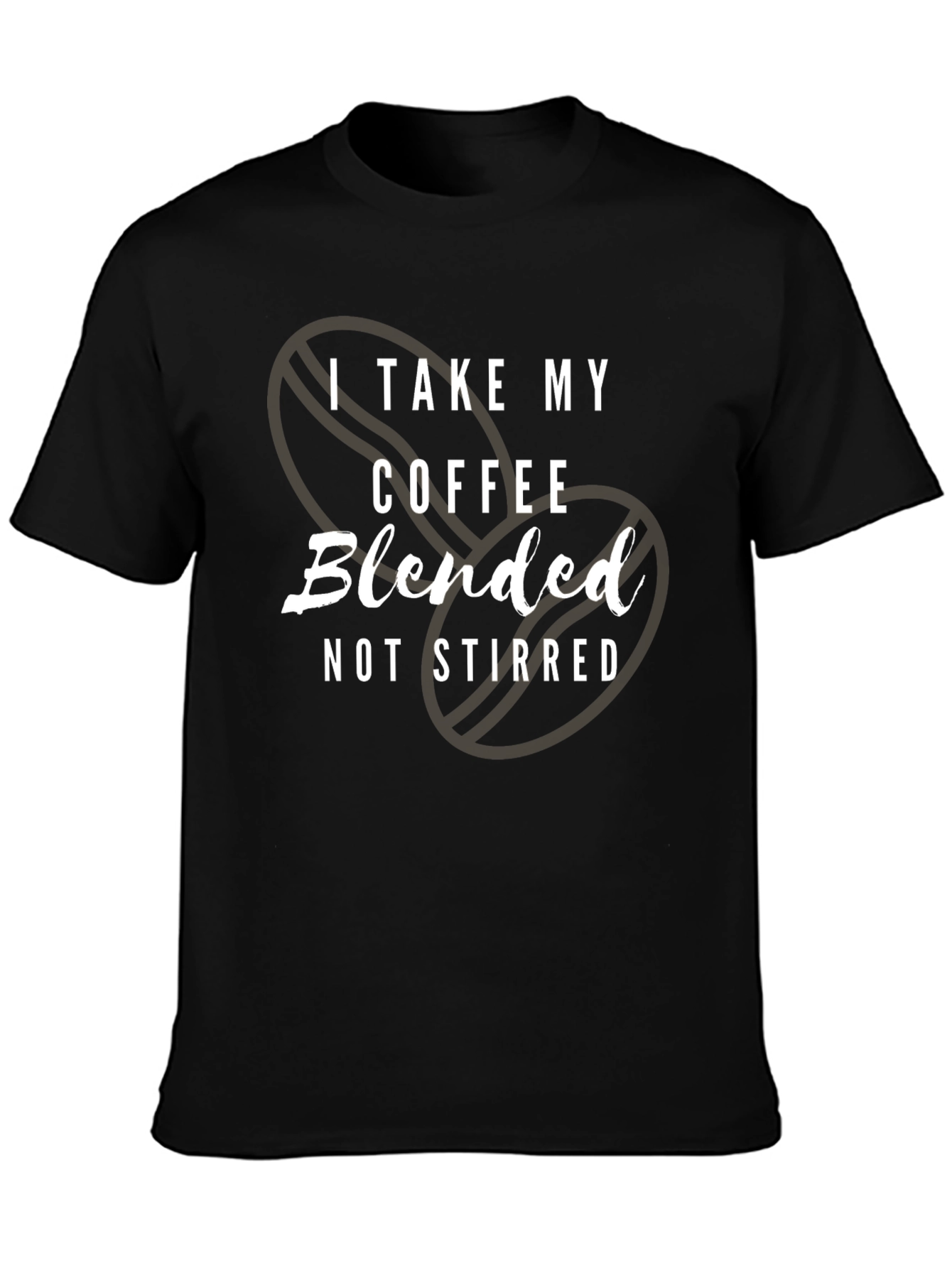 Coffee Blended Not Stirred Graphic Tee