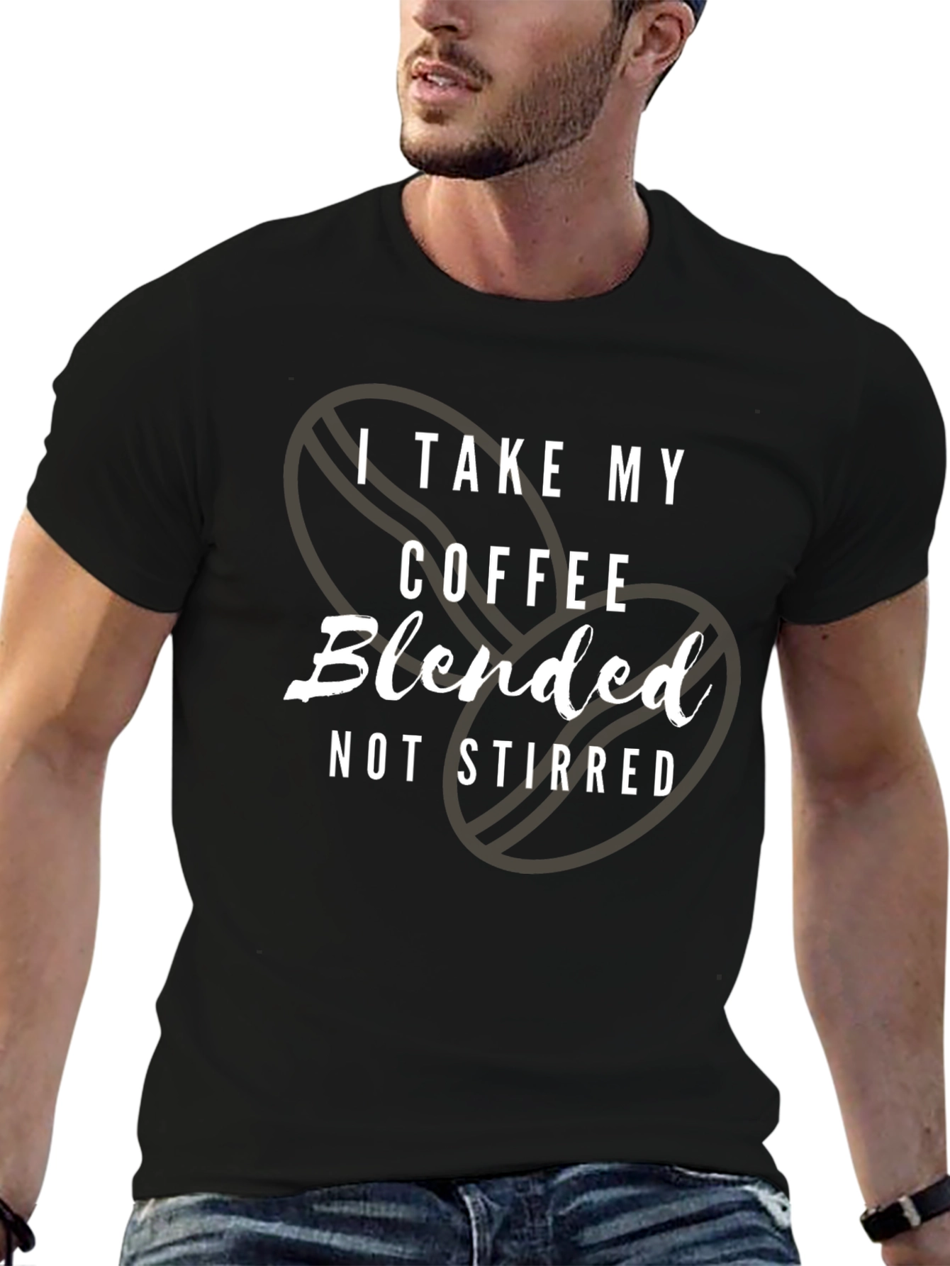 Coffee Blended Not Stirred Graphic Tee
