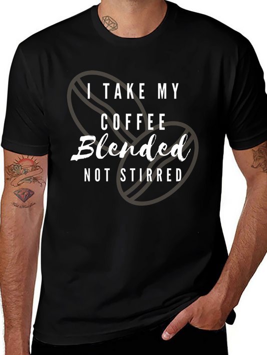 Coffee Blended Not Stirred Graphic Tee