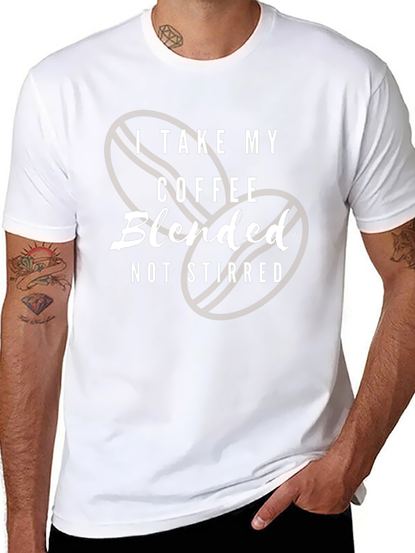 Coffee Blended Not Stirred Graphic Tee