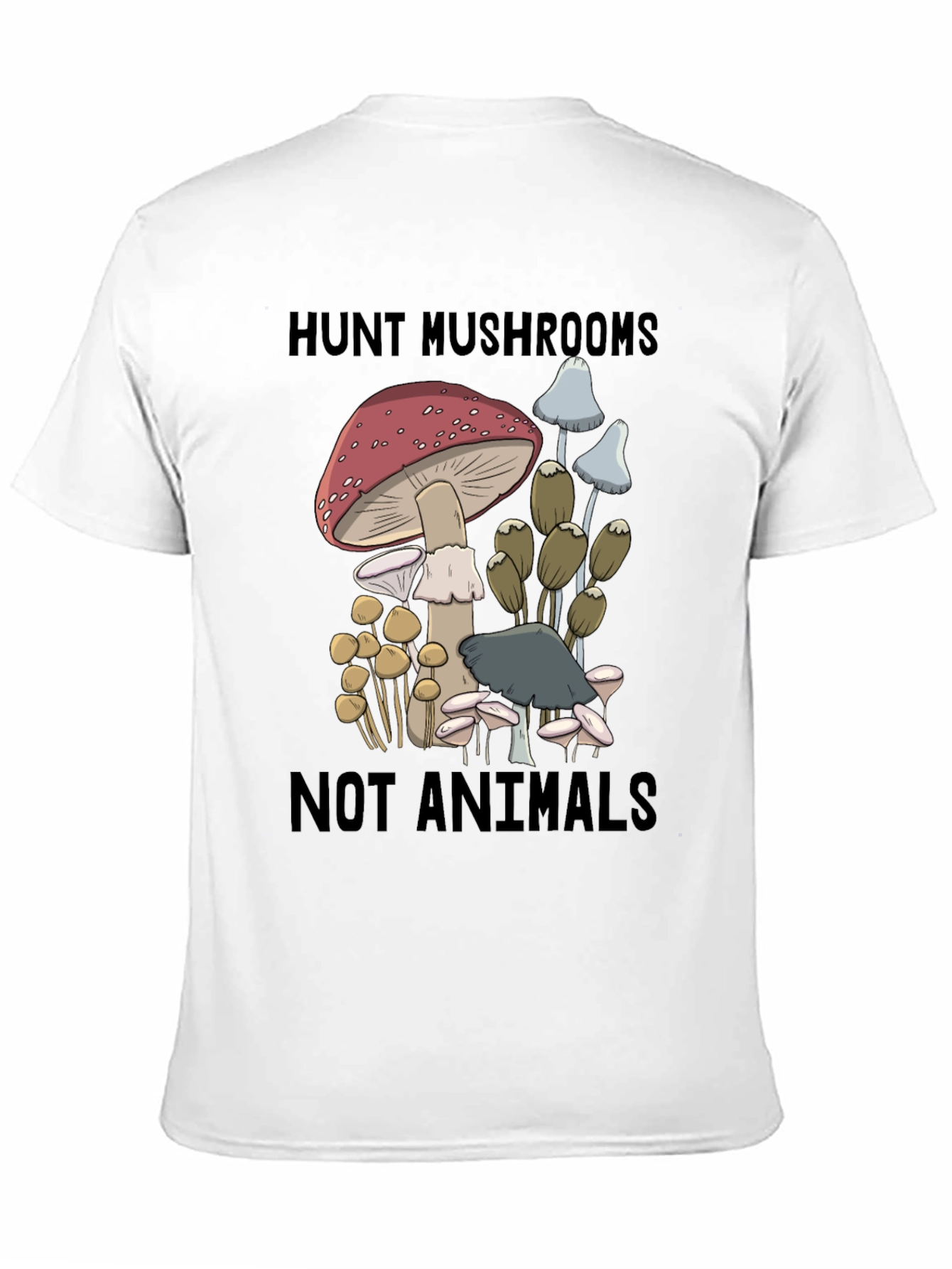 Mushroom Hunt T-Shirt - Not Animals!