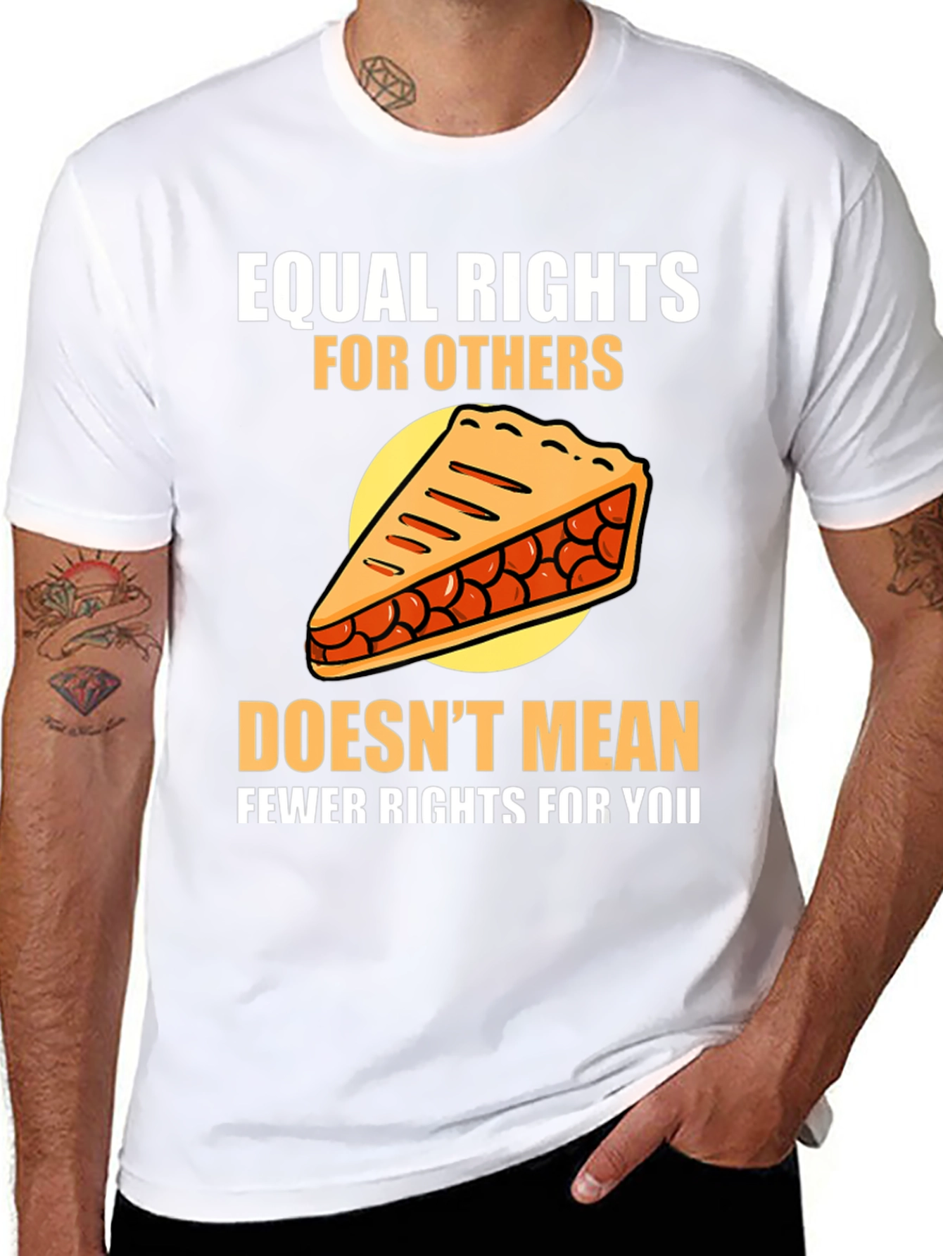 Equal Rights T-Shirt - Funny Pie Chart Design