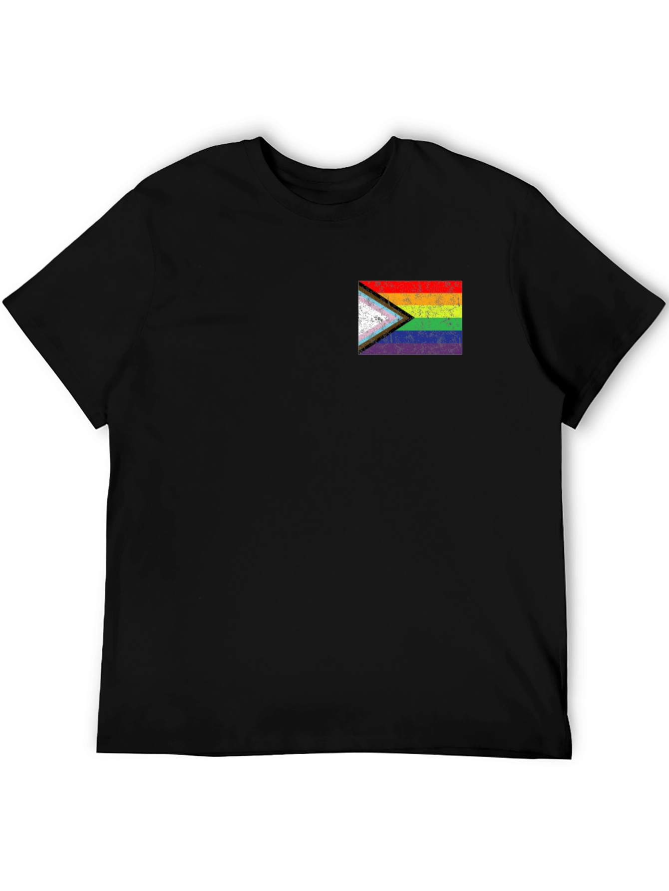 LGBTQ+ Progress Pride Flag Graphic T-Shirt