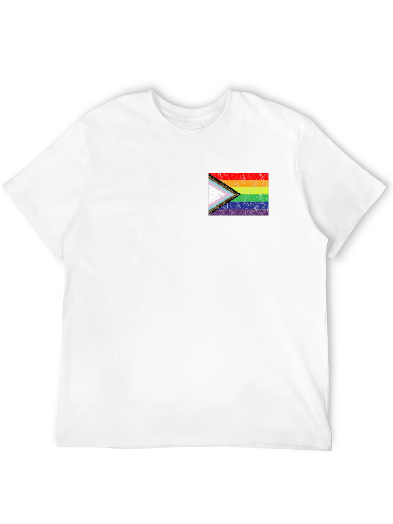 LGBTQ+ Progress Pride Flag Graphic T-Shirt