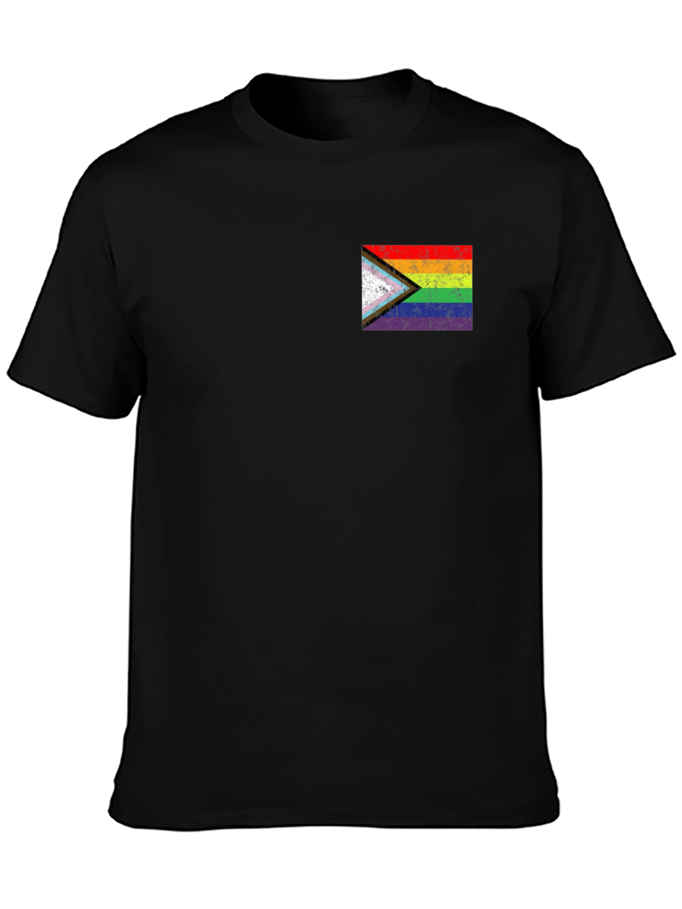 LGBTQ+ Progress Pride Flag Graphic T-Shirt