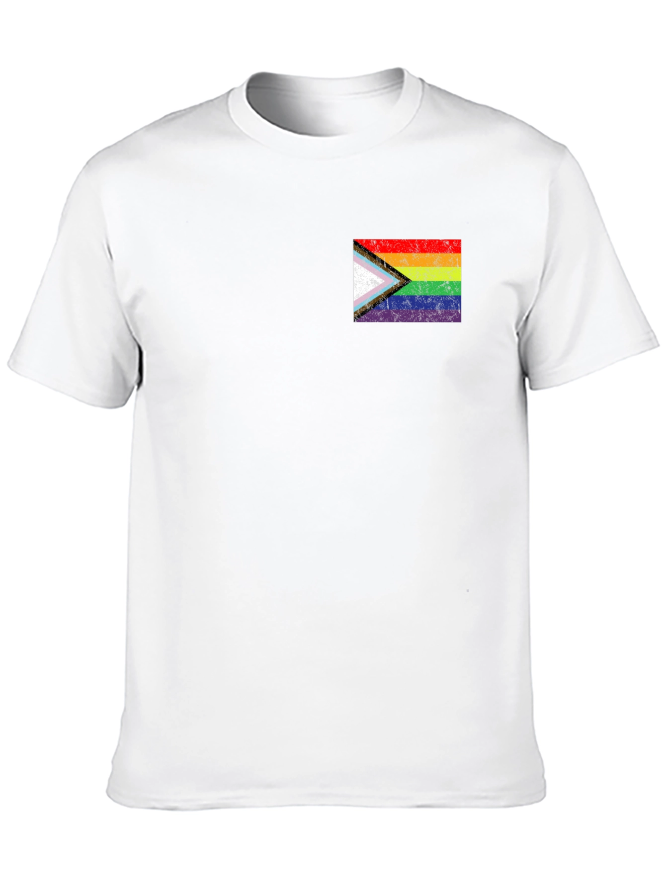 LGBTQ+ Progress Pride Flag Graphic T-Shirt