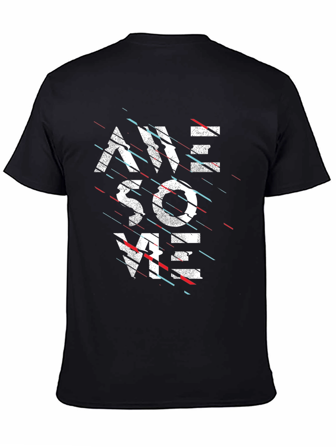 Awesome Graphic Print Black T-Shirt for Men