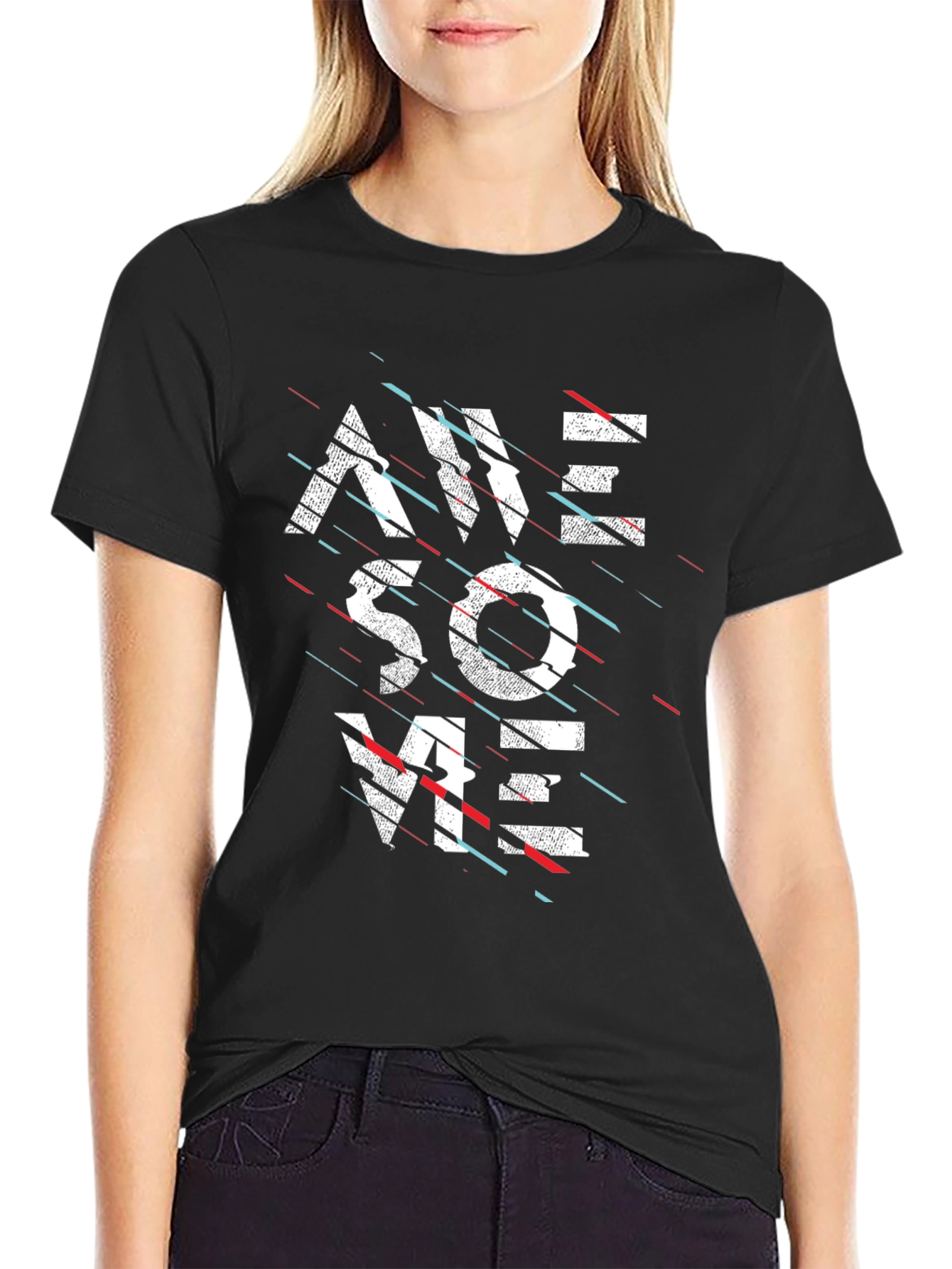 Awesome Graphic Print Black T-Shirt for Men