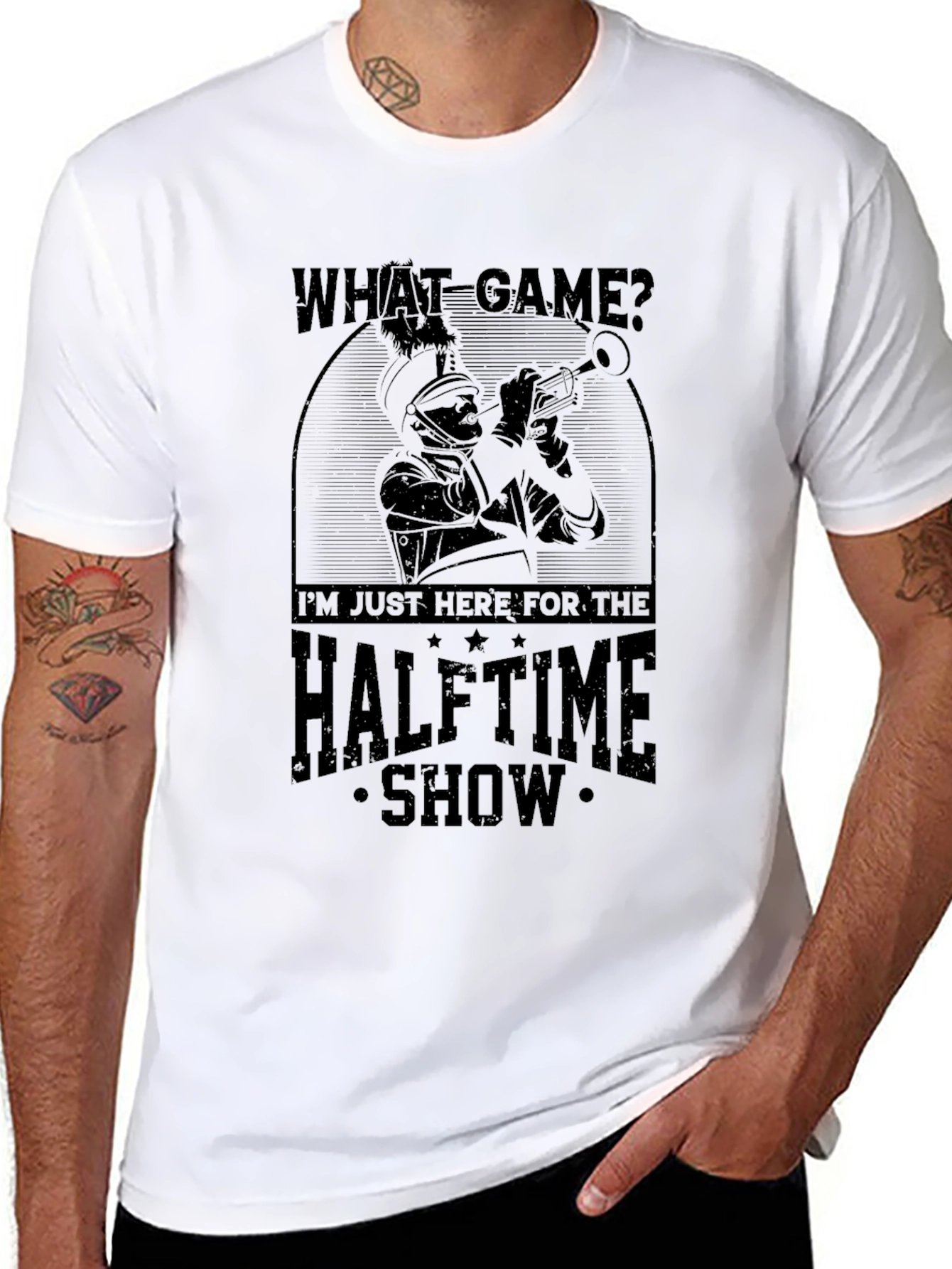 Halftime Show Marching Band Graphic Tee