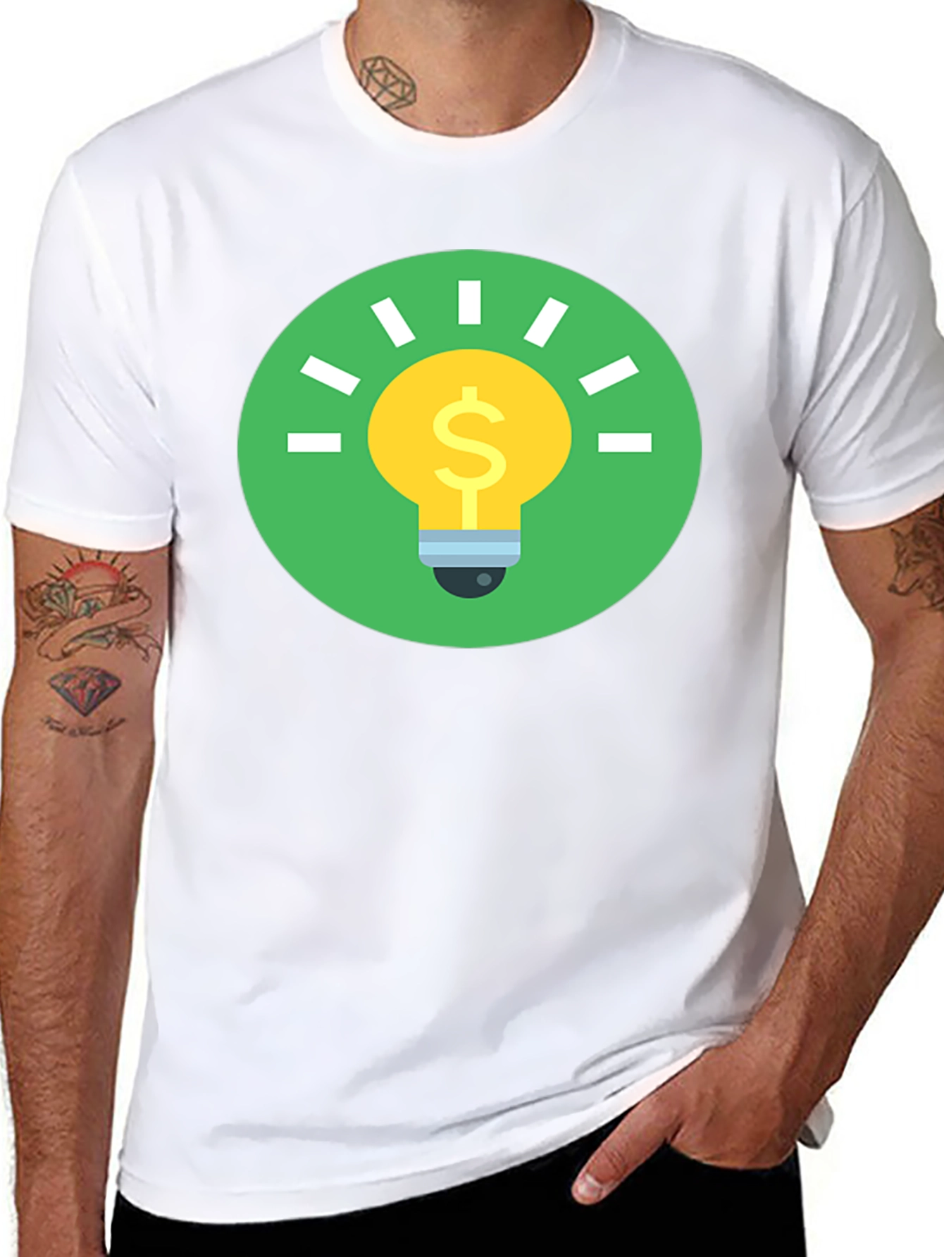 Idea Dollar Graphic Tee - Black T-Shirt