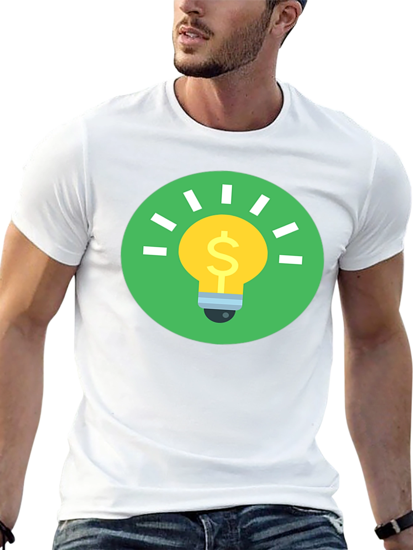 Idea Dollar Graphic Tee - Black T-Shirt