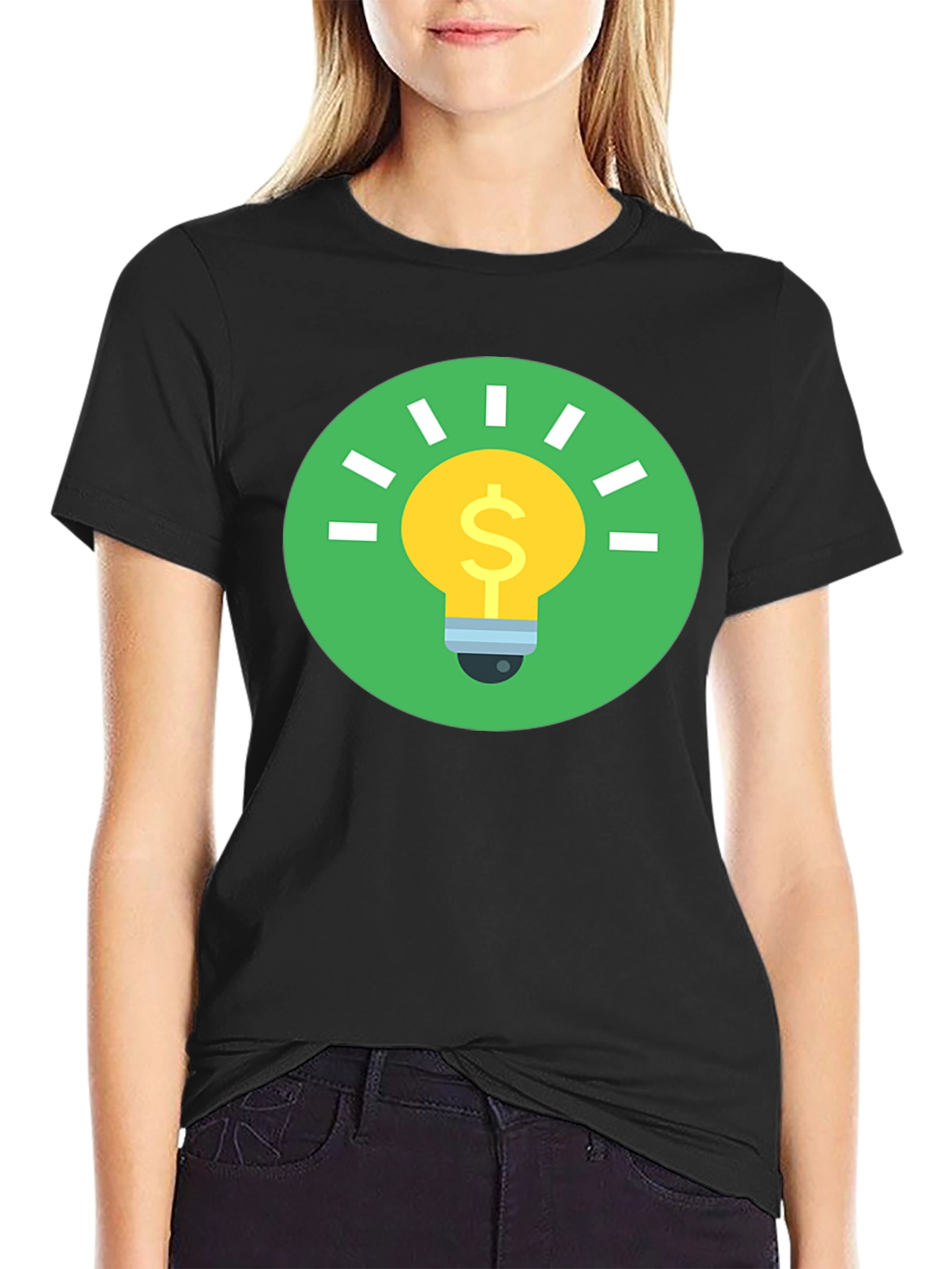 Idea Dollar Graphic Tee - Black T-Shirt