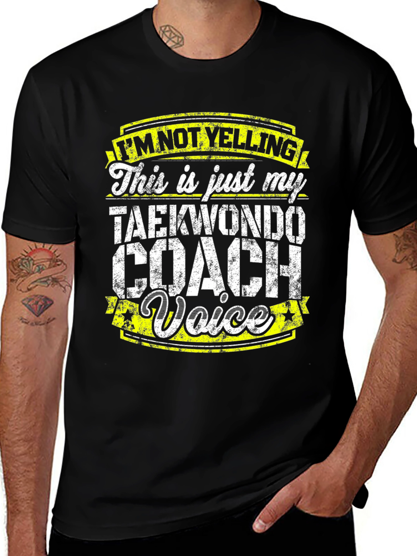 Taekwondo Coach Voice T-Shirt - Funny Martial Arts Gift