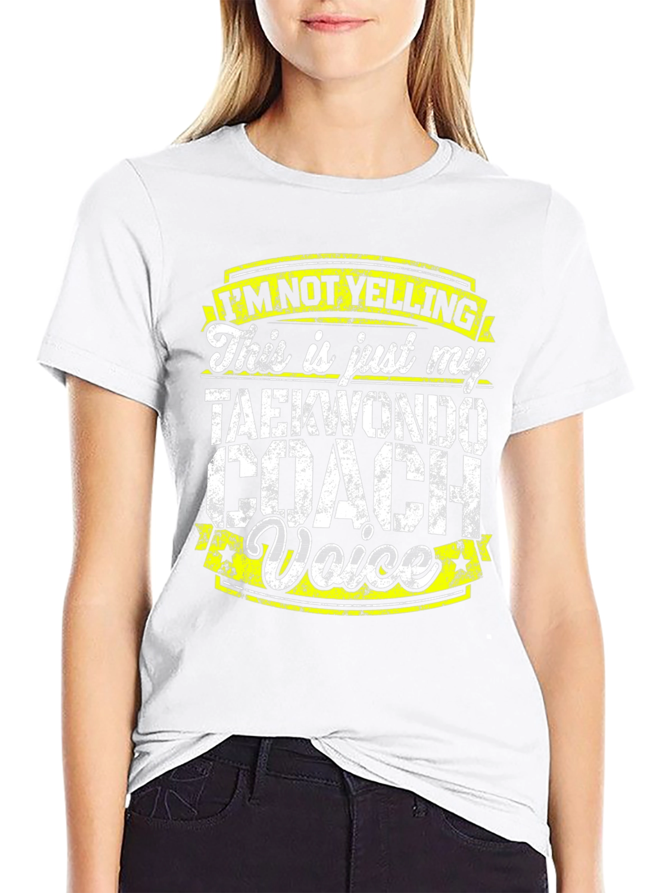 Taekwondo Coach Voice T-Shirt - Funny Martial Arts Gift