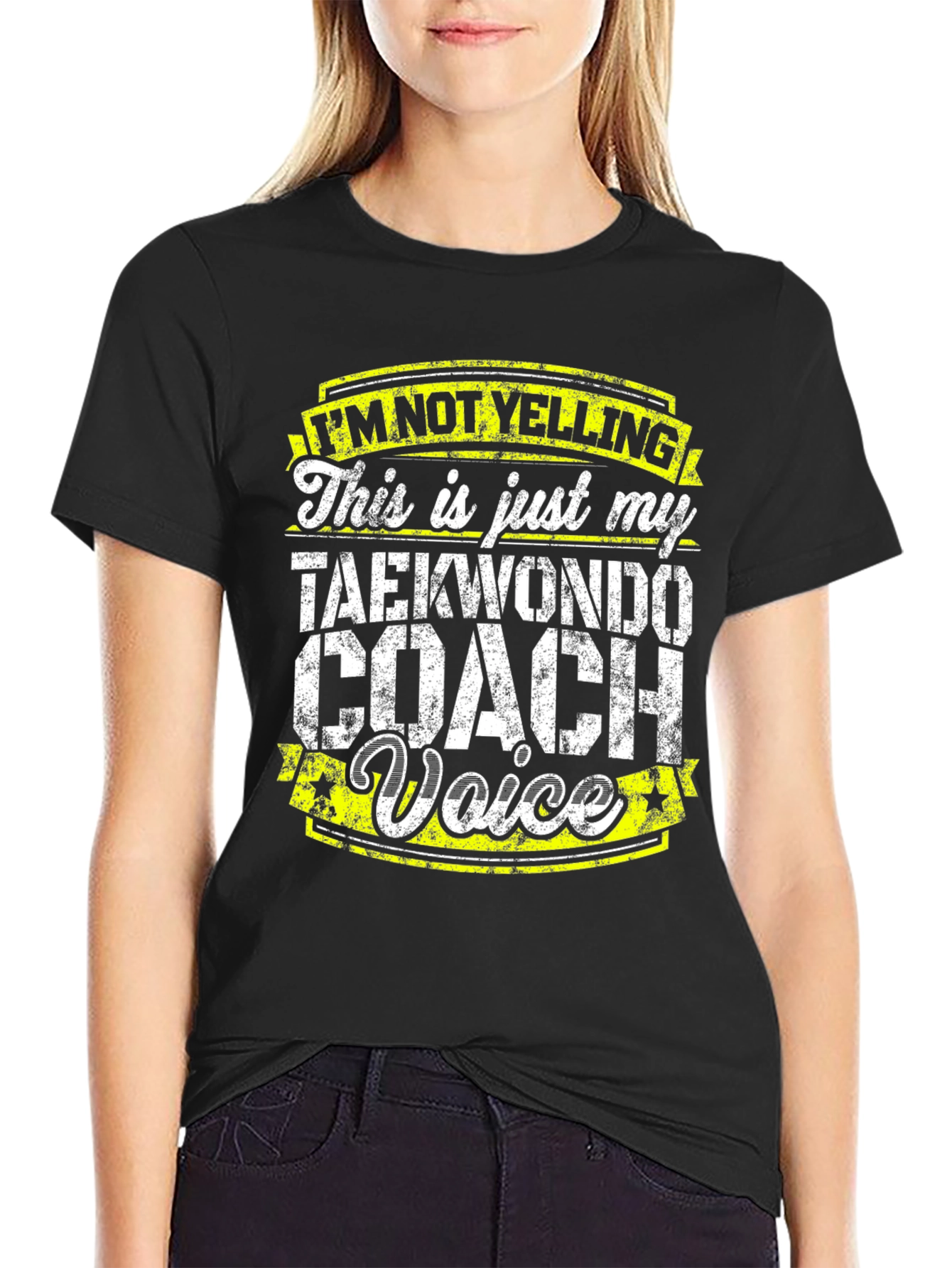 Taekwondo Coach Voice T-Shirt - Funny Martial Arts Gift