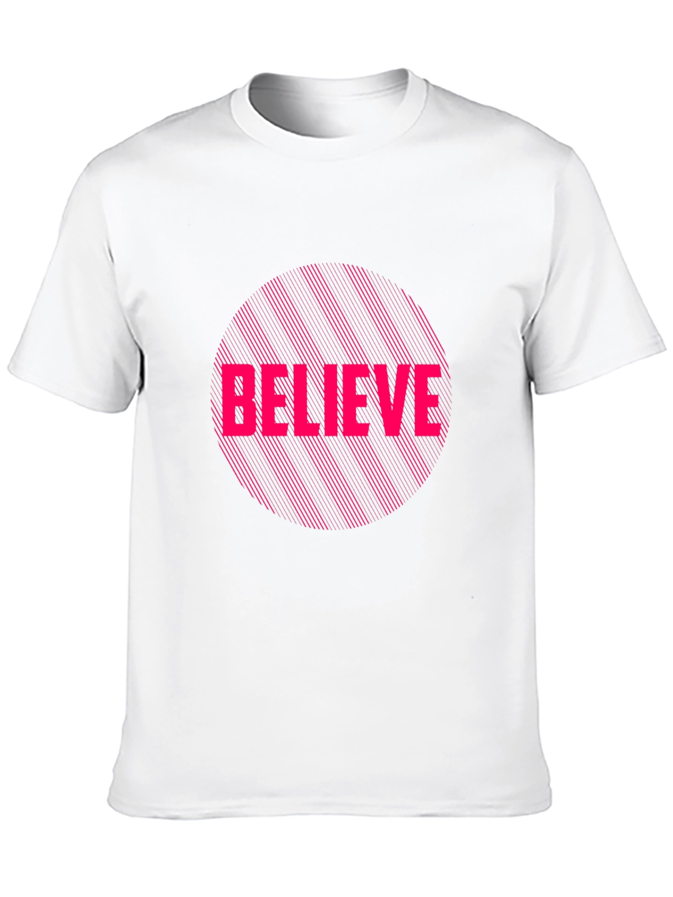Believe Graphic Print Black T-Shirt