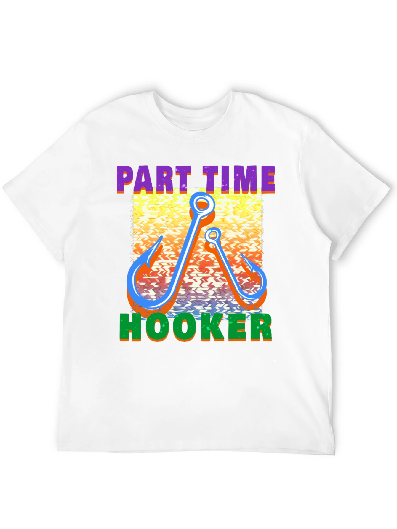 Part Time Hooker Fishing T-Shirt - Funny Fisherman Tee