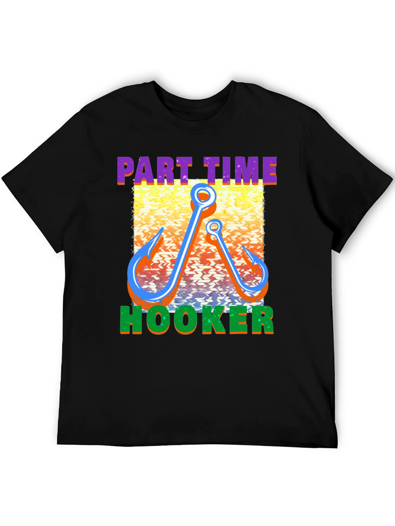 Part Time Hooker Fishing T-Shirt - Funny Fisherman Tee