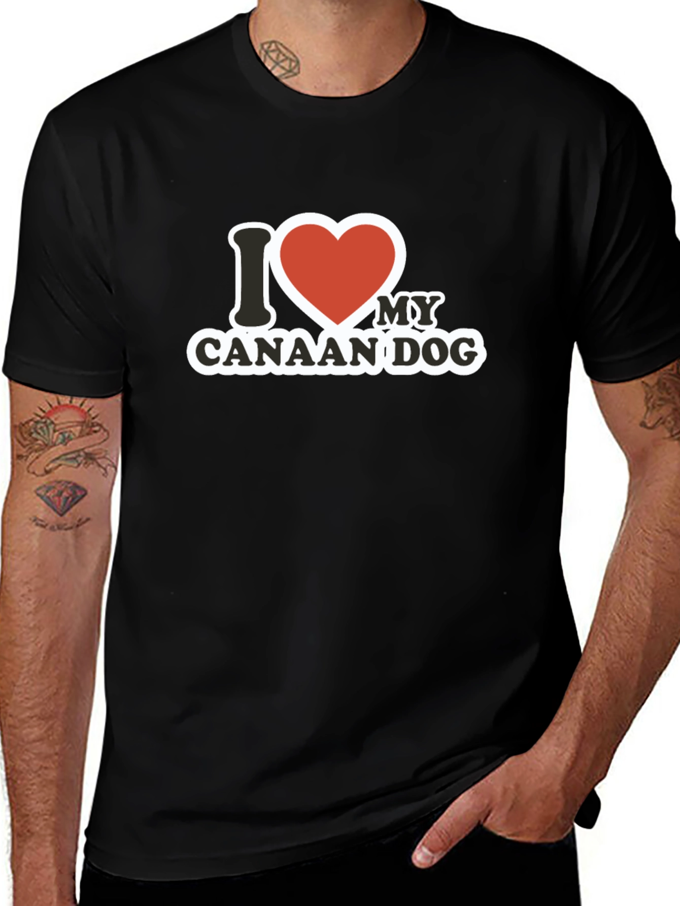 I Love My Canaan Dog T-Shirt