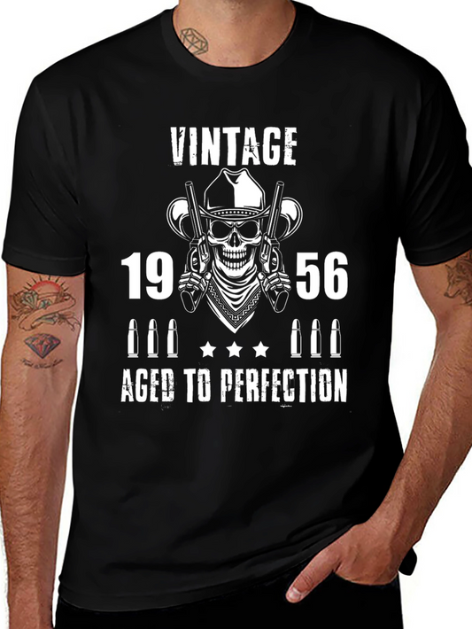 Vintage 1956 Aged to Perfection Graphic T-Shirt