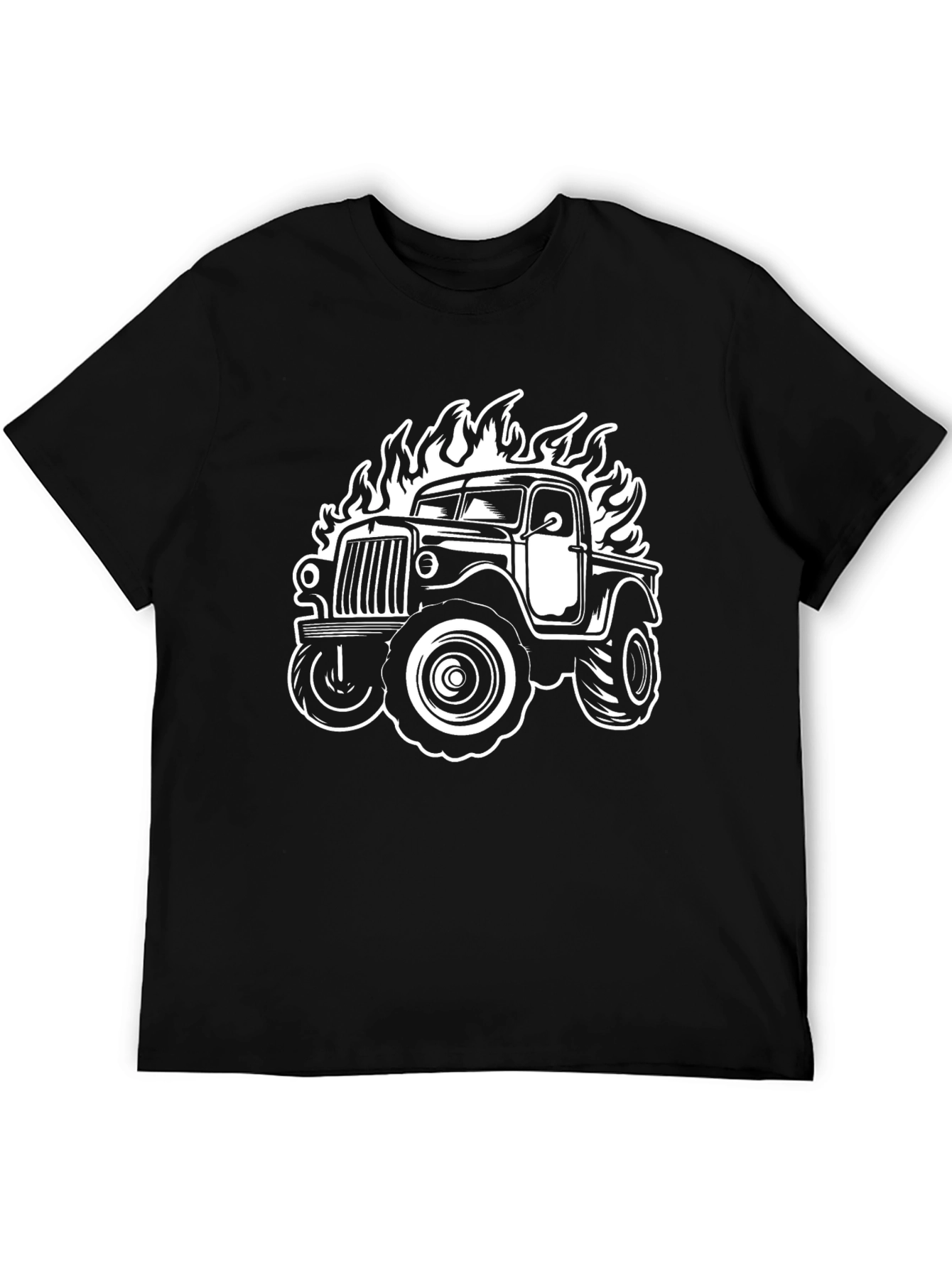Fiery Truck Graphic Tee