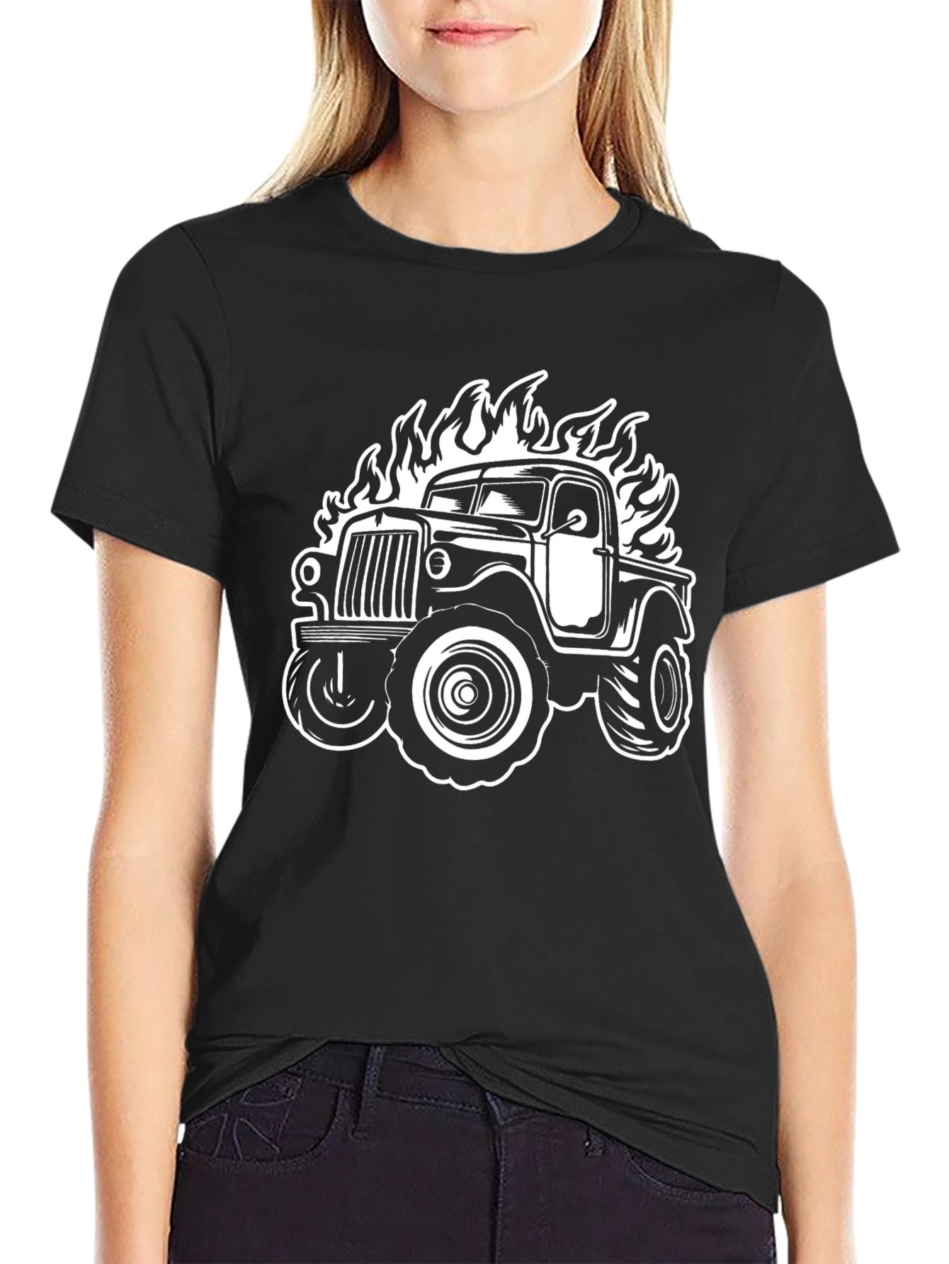 Fiery Truck Graphic Tee