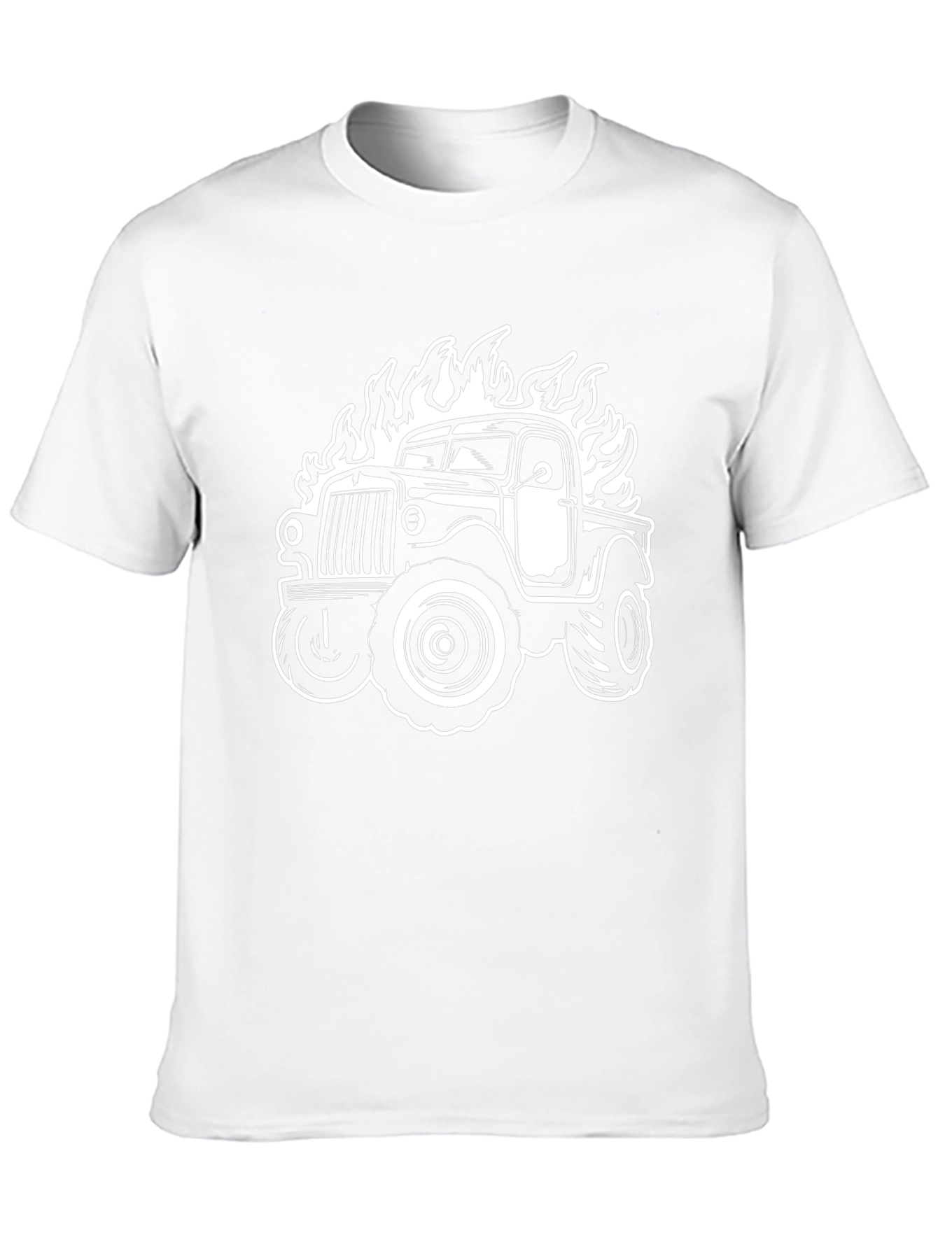 Fiery Truck Graphic Tee
