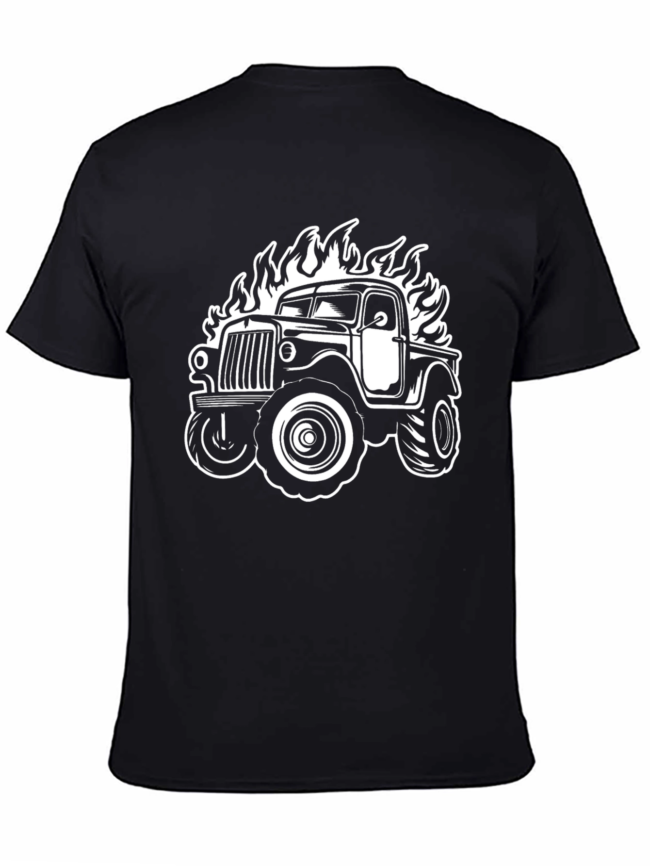 Fiery Truck Graphic Tee