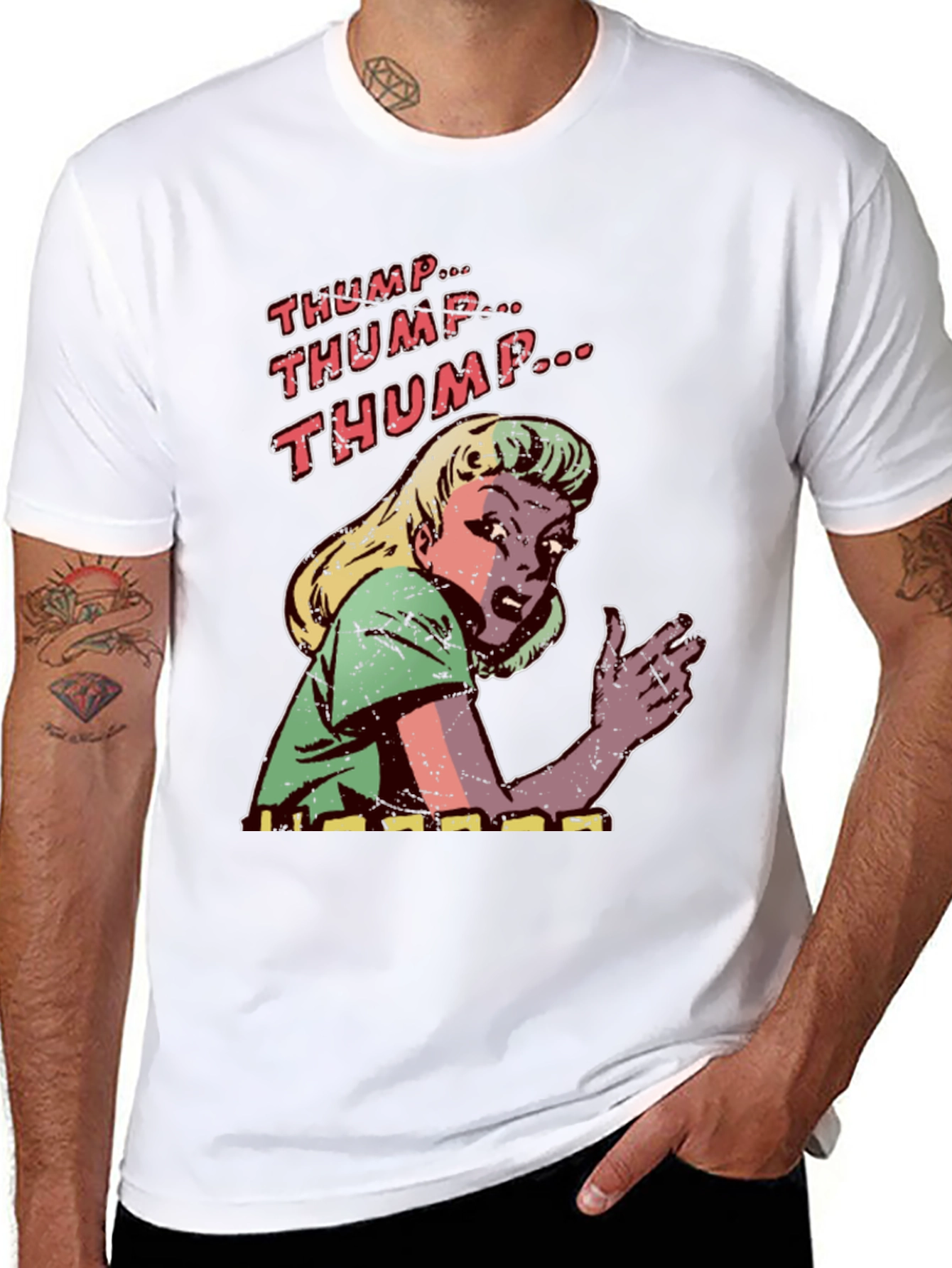 Retro Comic Pop Art T-Shirt - Thump