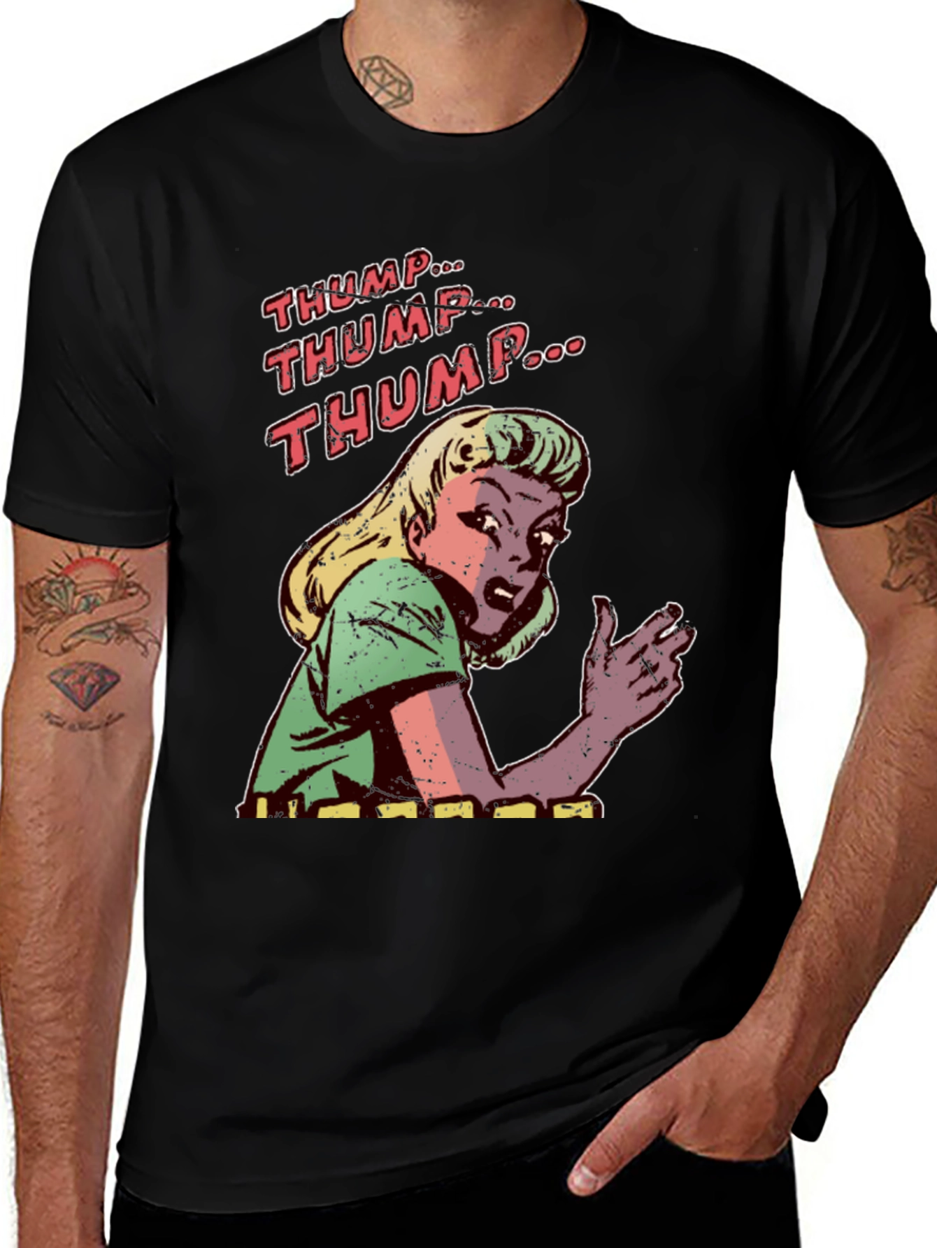 Retro Comic Pop Art T-Shirt - Thump