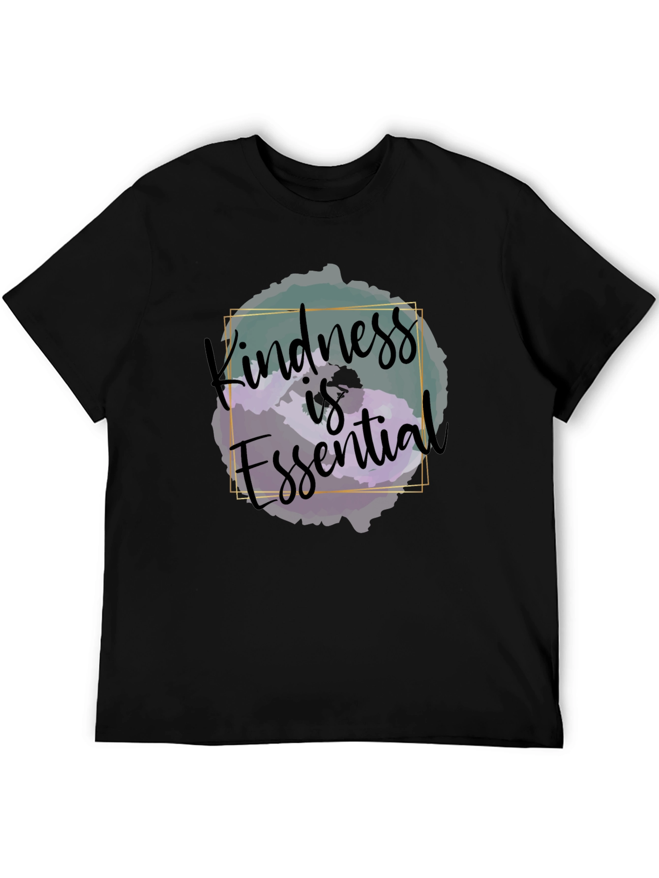 Kindness is Essential Graphic Tee - Unisex Black T-Shirt