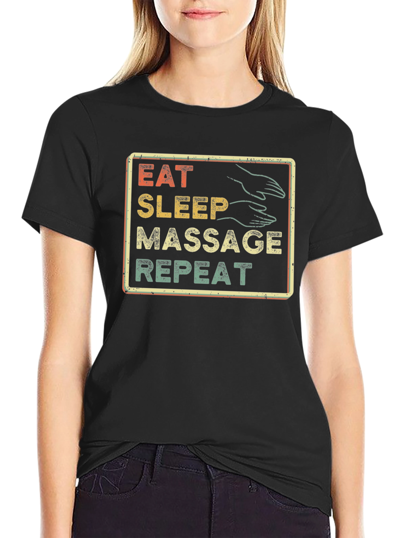 Eat Sleep Massage Repeat T-Shirt