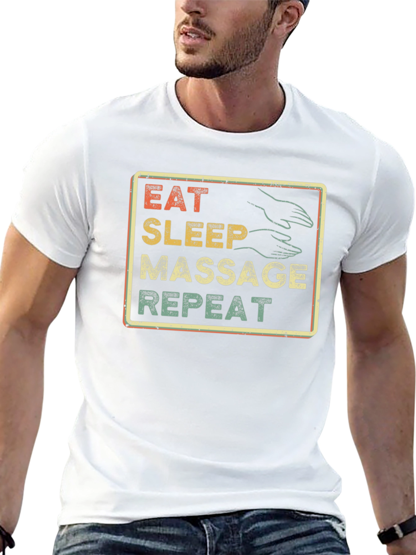 Eat Sleep Massage Repeat T-Shirt