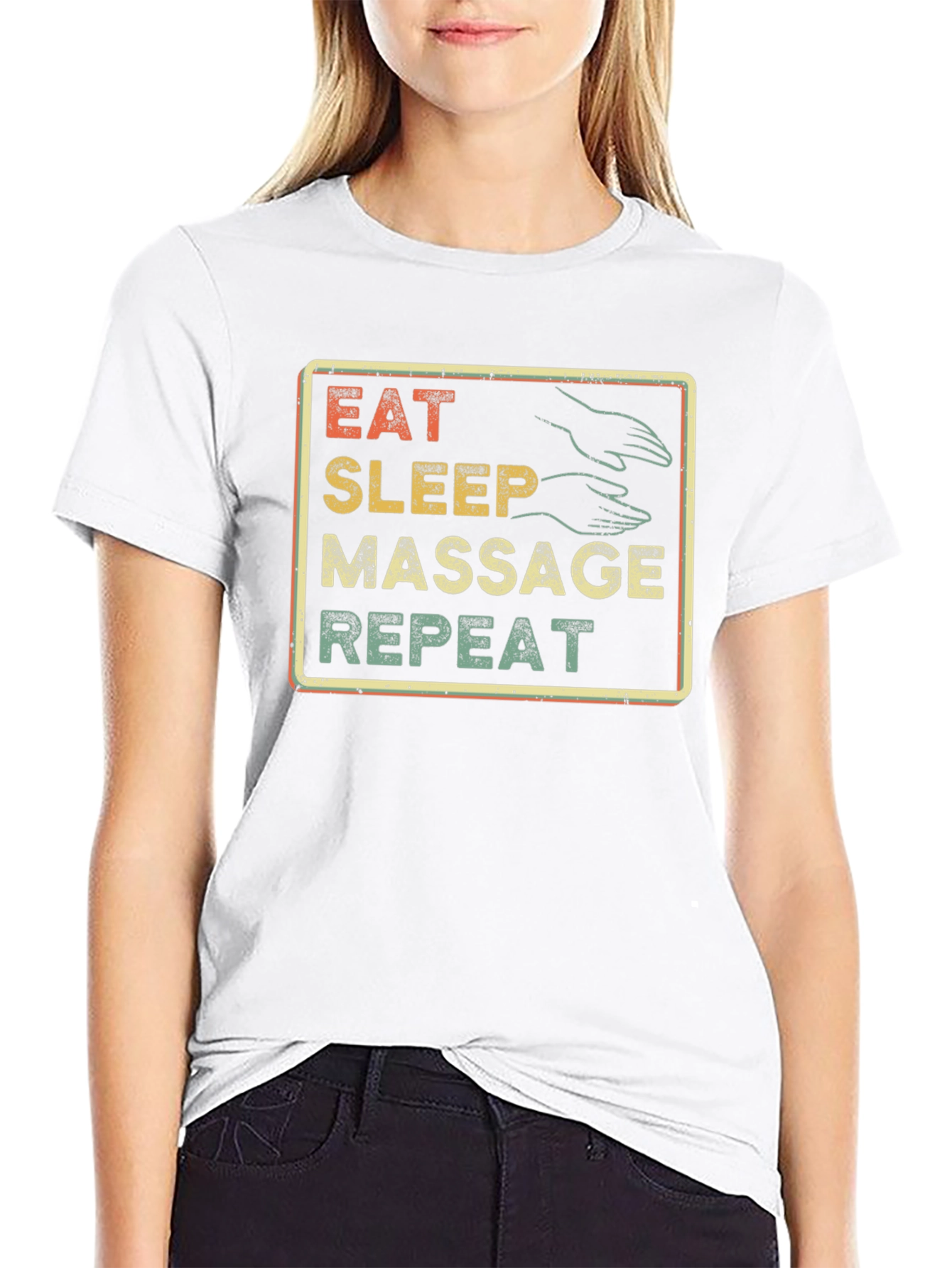 Eat Sleep Massage Repeat T-Shirt