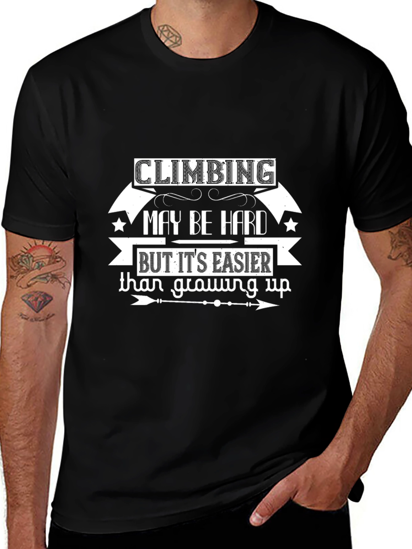 Climbing May Be Hard T-Shirt