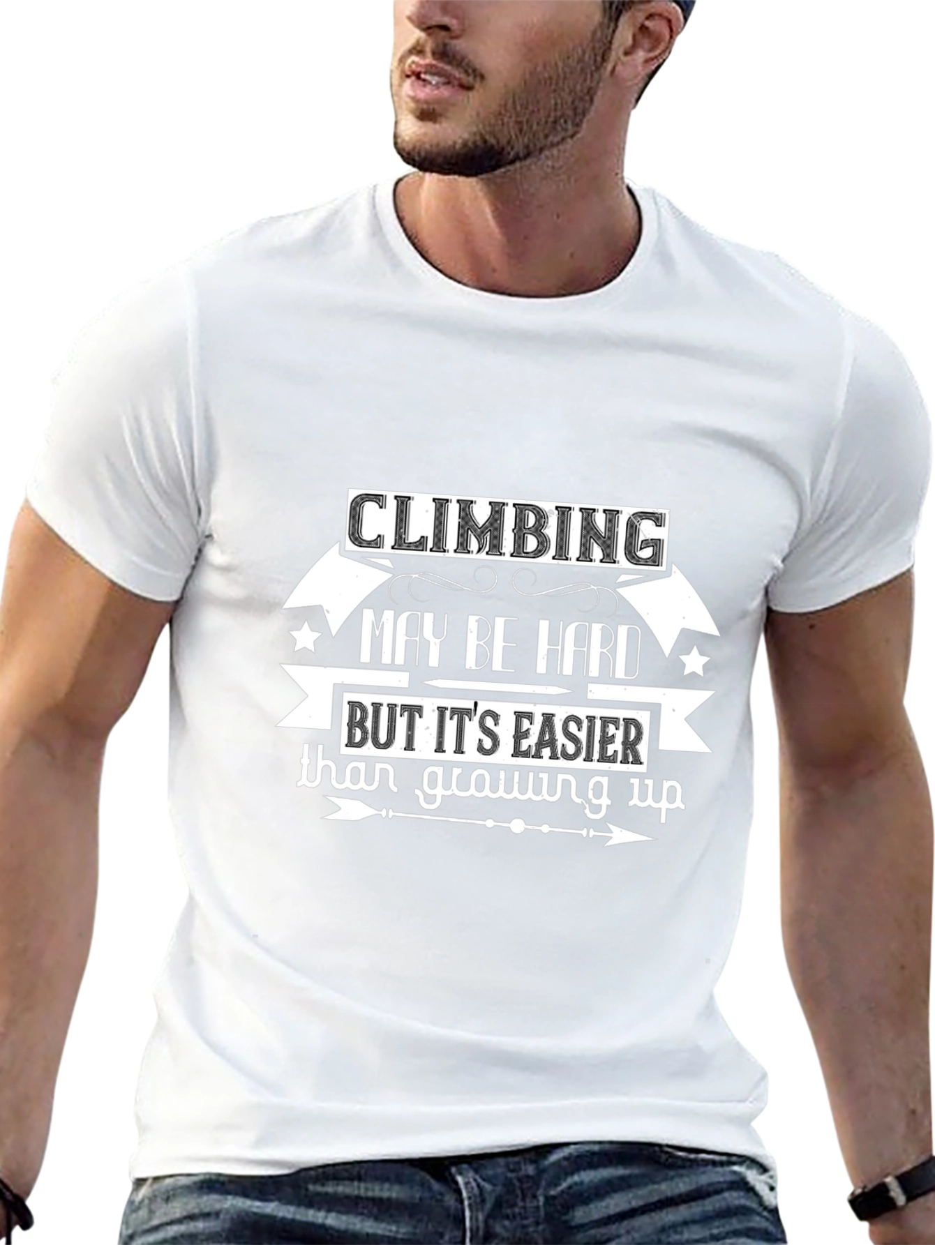 Climbing May Be Hard T-Shirt