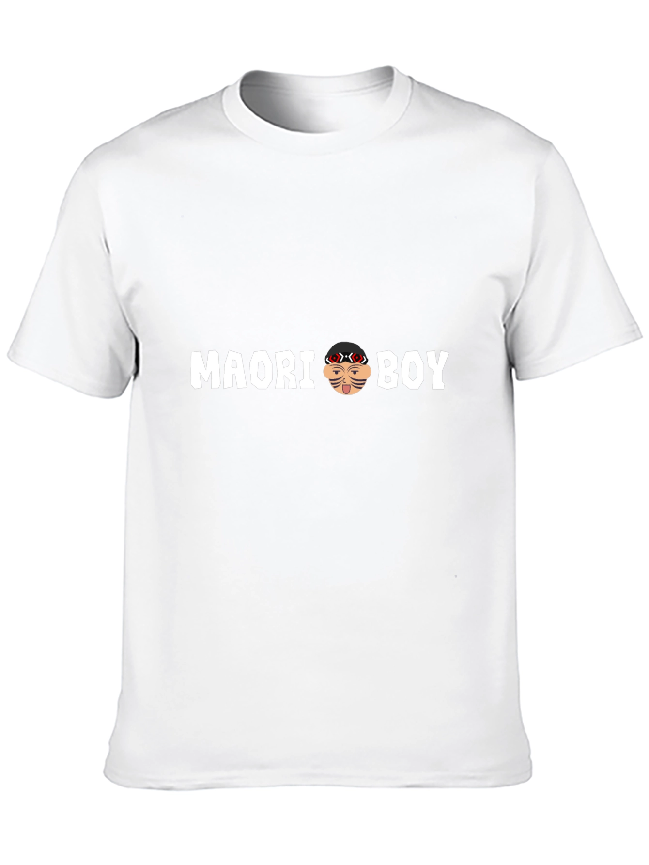 Maori Boy Graphic Tee - Black T-Shirt
