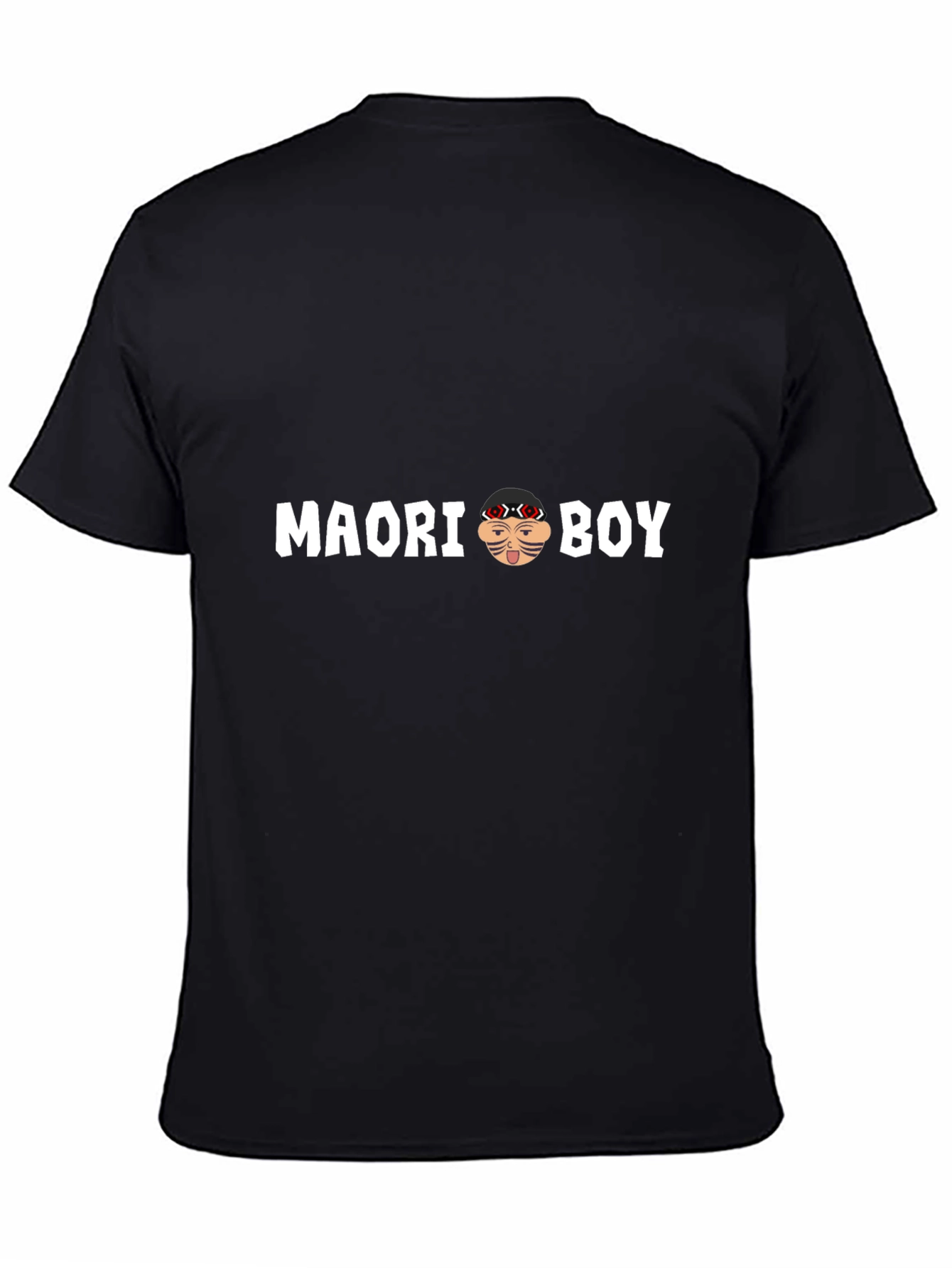 Maori Boy Graphic Tee - Black T-Shirt