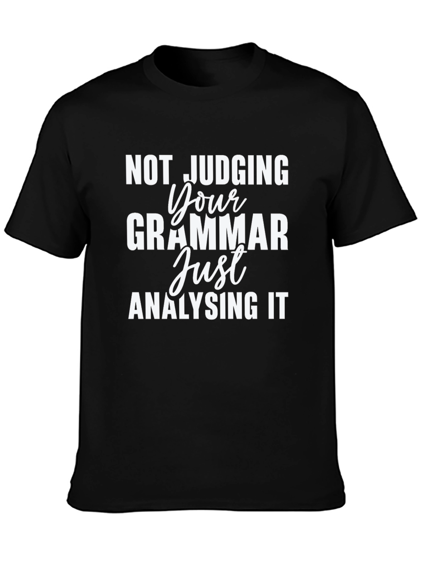 Grammar Analyzing Black Tee