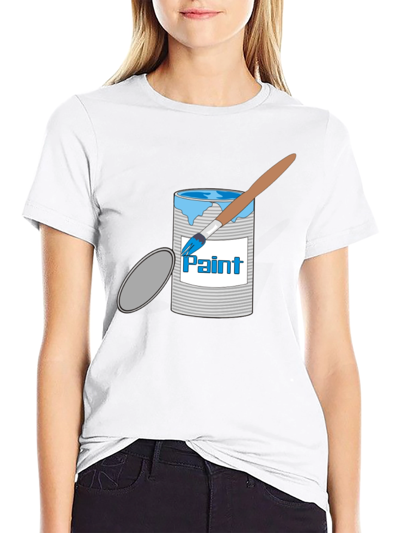 Paint Can T-Shirt - Artistic Graphic Tee