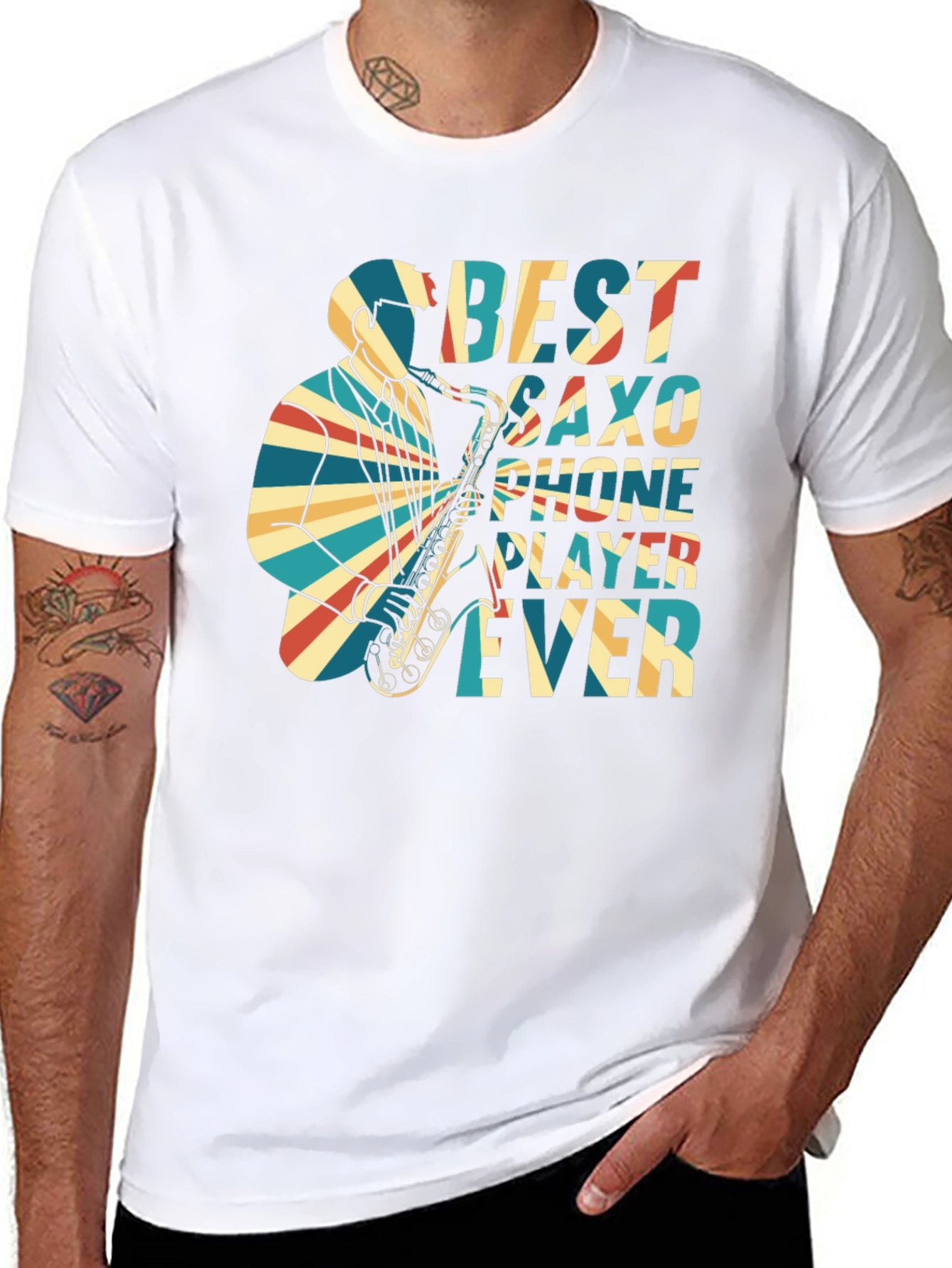 Best Saxophone Player Ever Graphic T-Shirt