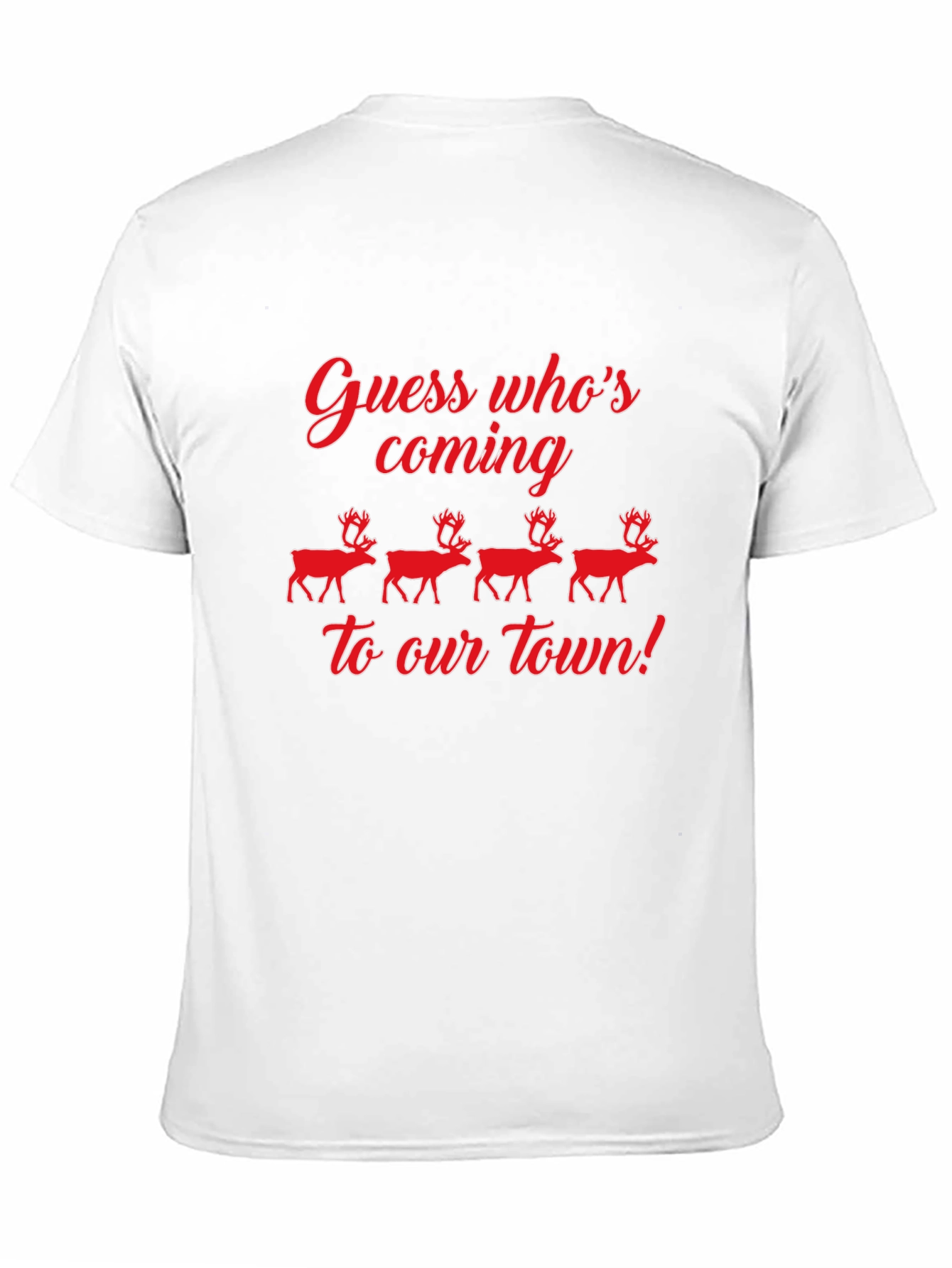 Guess Whos Coming to Town Christmas Graphic Tee