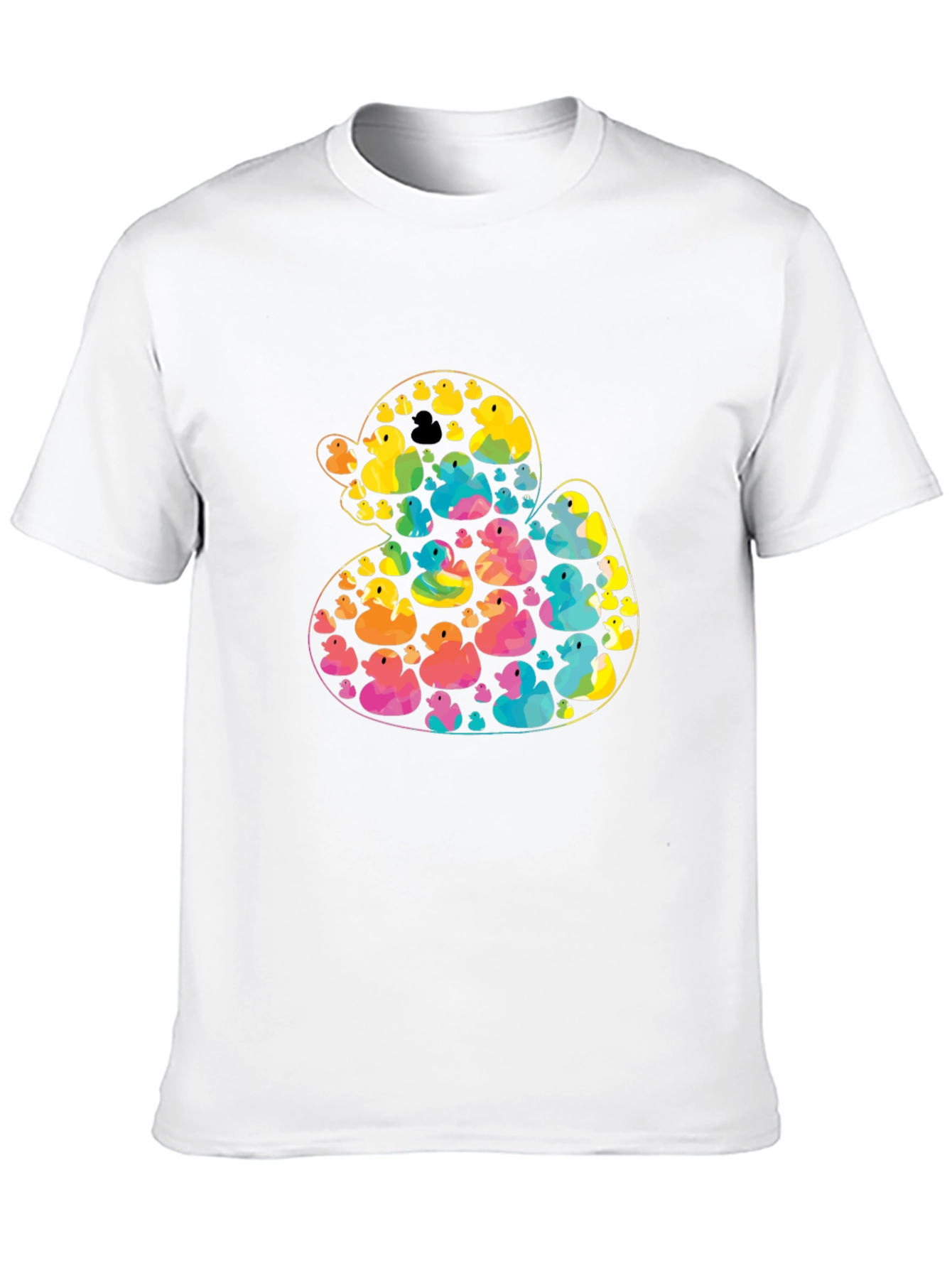 Rubber Duckies T-Shirt | Funky Duck Pattern