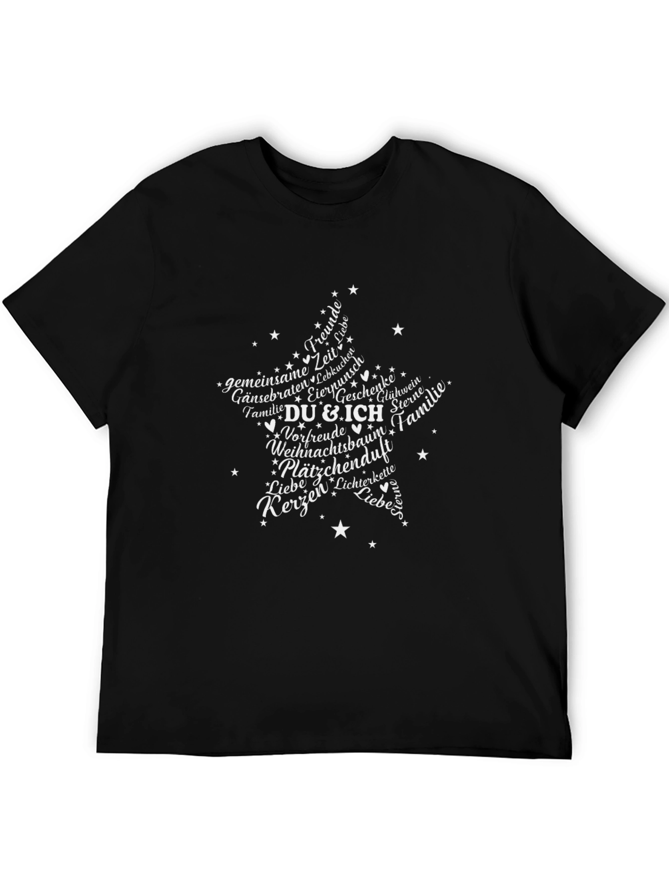Festive Star Word Art T-Shirt