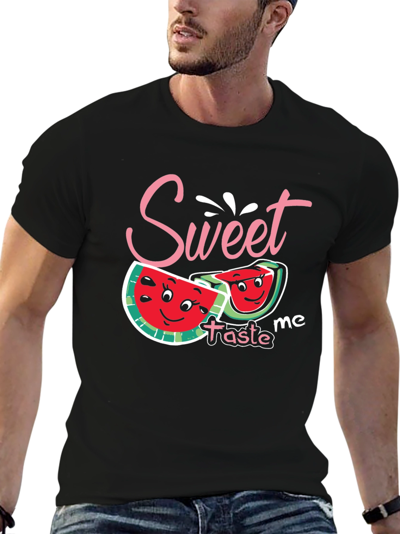 Sweet Taste Watermelon Graphic T-Shirt